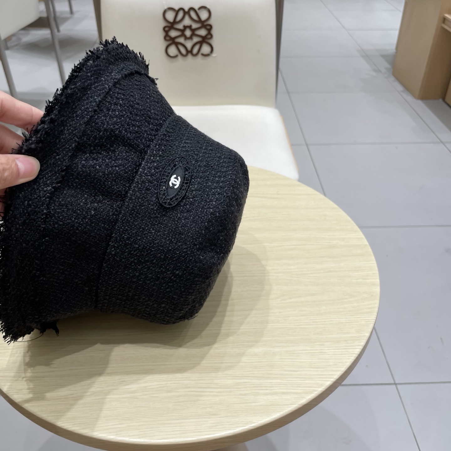 Chanel渔夫帽2025新款日系休闲百搭显脸小素颜盆帽设计感遮阳太阳帽子女