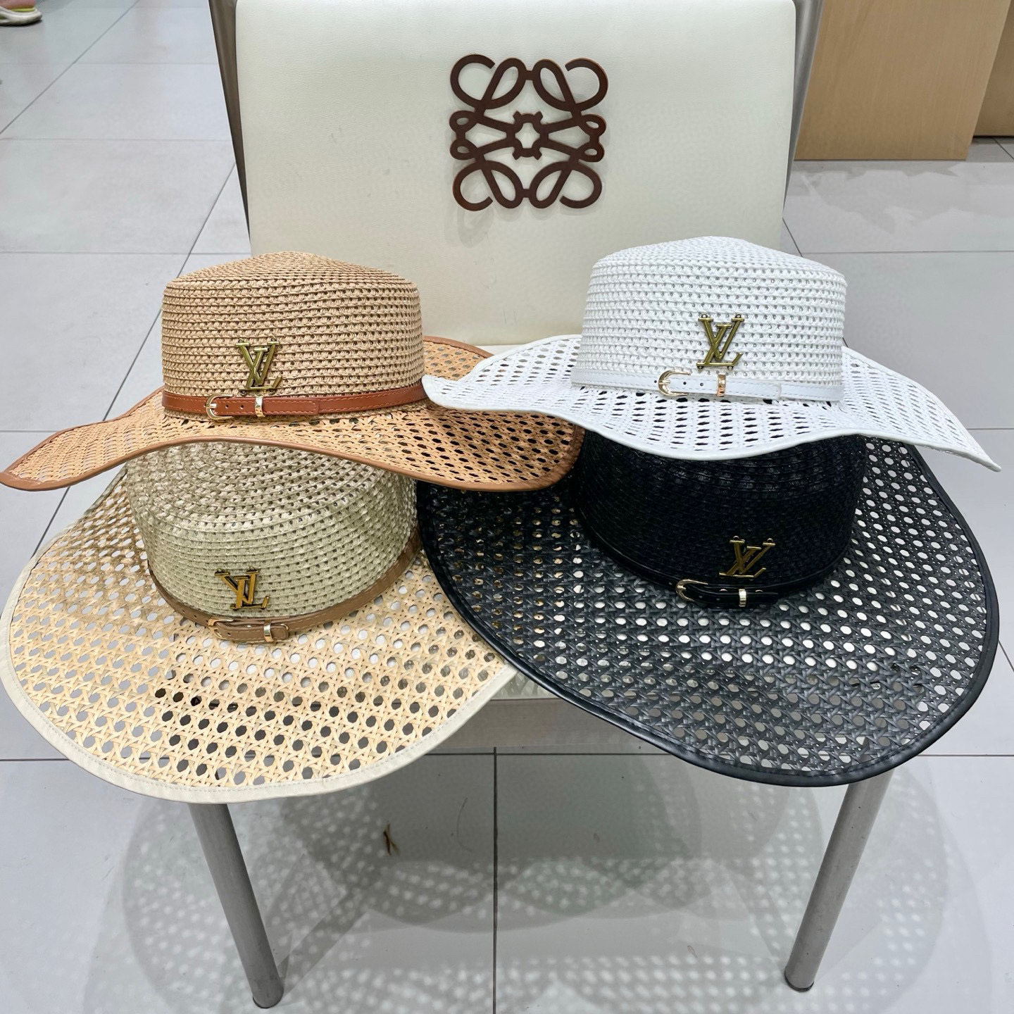  LV新款草帽，镂空设计，旅游必备，头围57cm