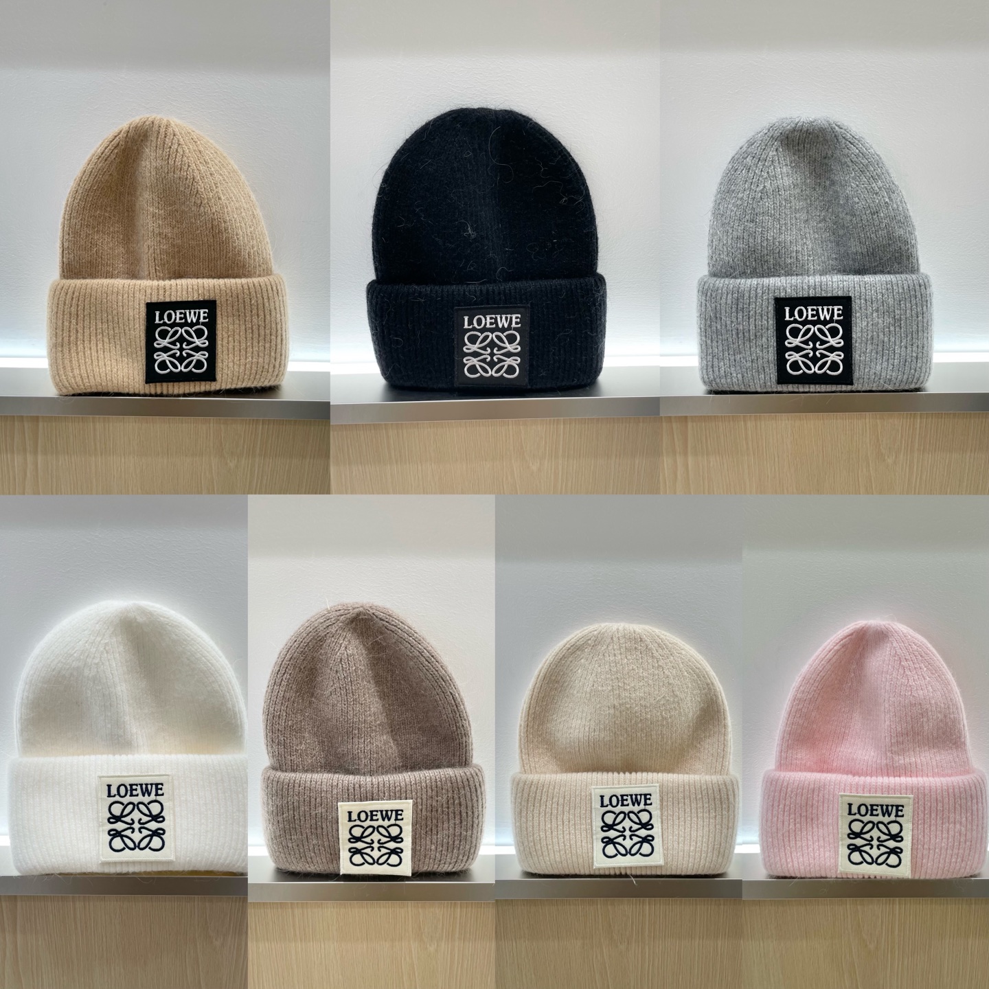  ＬＯＥＷＥ罗意威新款针织毛线帽，专柜新款，男女通用