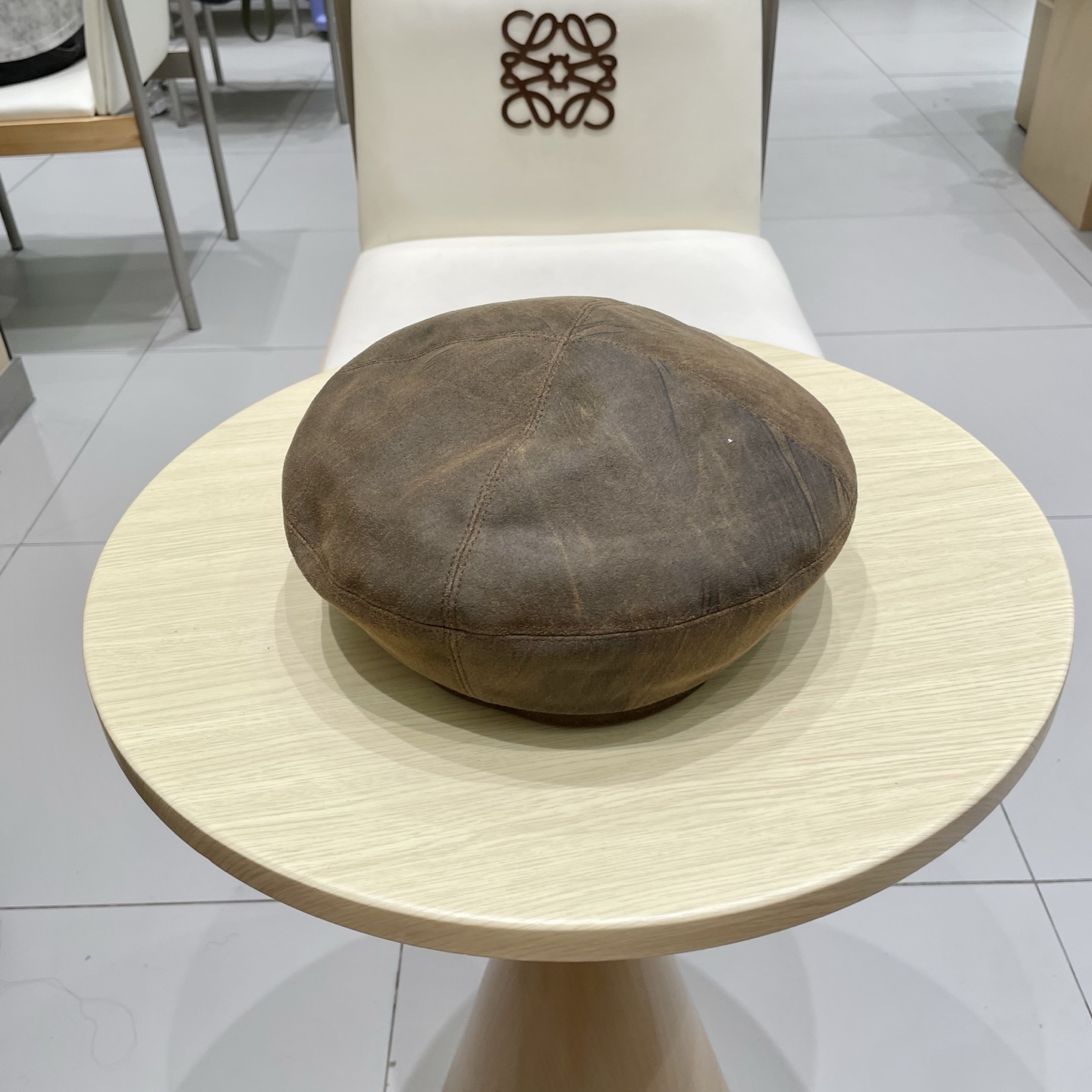  chanel香奈儿秋冬复古麂皮绒贝雷帽韩系文艺百搭画家帽平顶港式显脸小黑帽子女