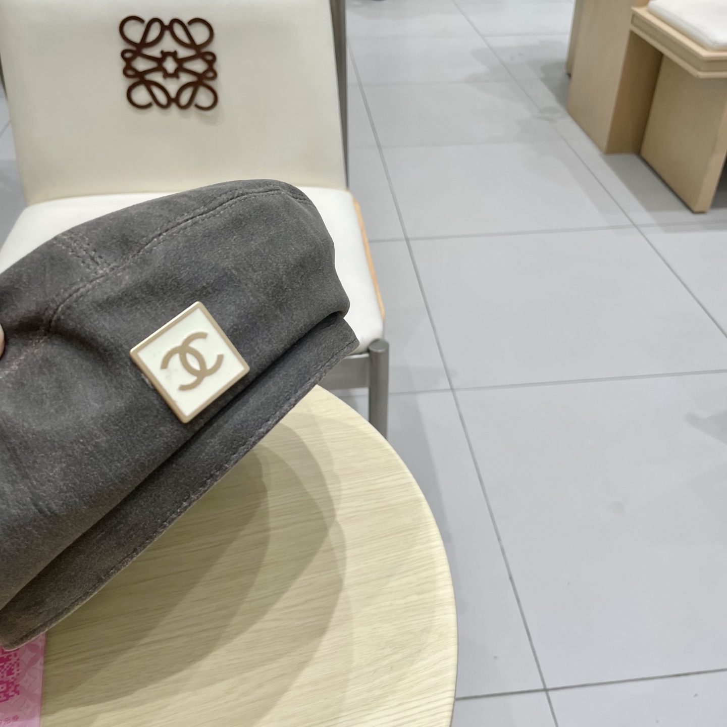  chanel香奈儿秋冬复古麂皮绒贝雷帽韩系文艺百搭画家帽平顶港式显脸小黑帽子女