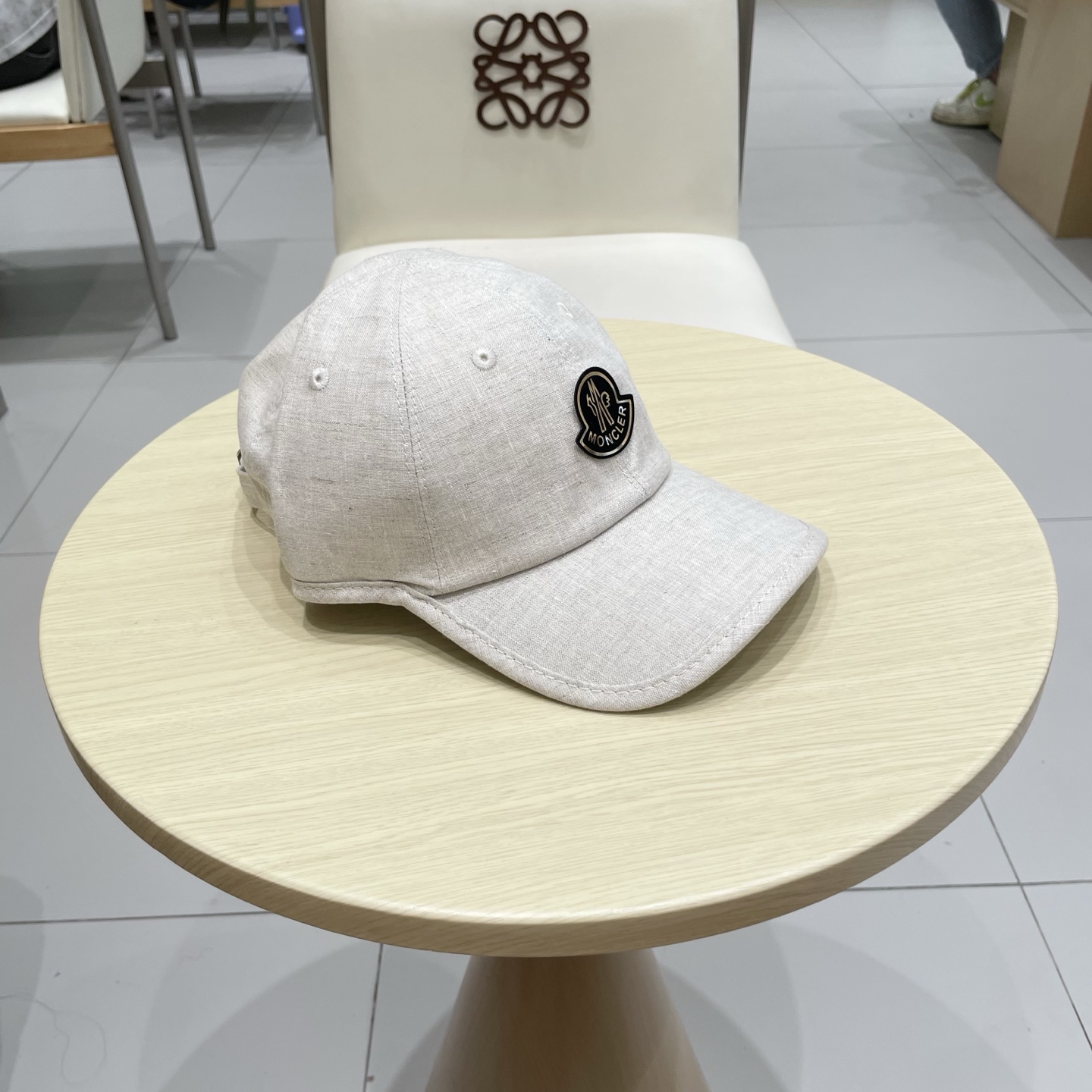  蒙口【MONCELER早秋新款简约棒球帽女网眼透气遮阳帽时尚百搭鸭舌帽潮男