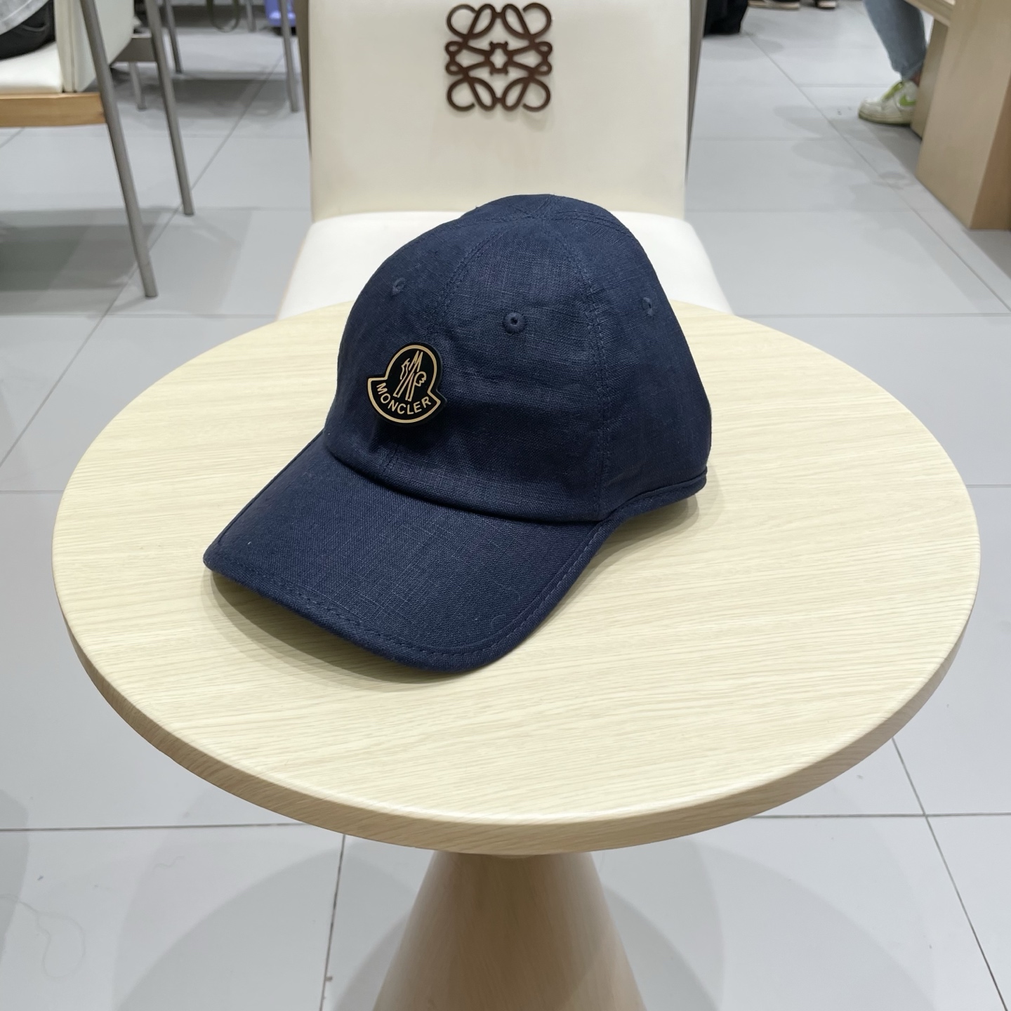  蒙口【MONCELER早秋新款简约棒球帽女网眼透气遮阳帽时尚百搭鸭舌帽潮男