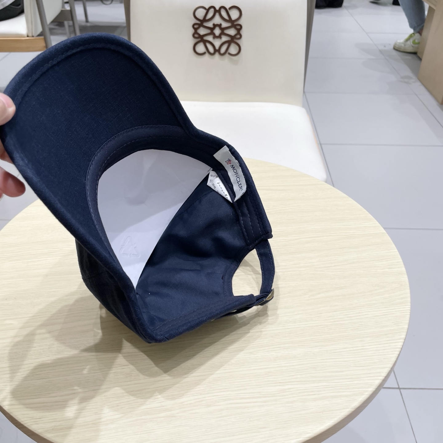  蒙口【MONCELER早秋新款简约棒球帽女网眼透气遮阳帽时尚百搭鸭舌帽潮男