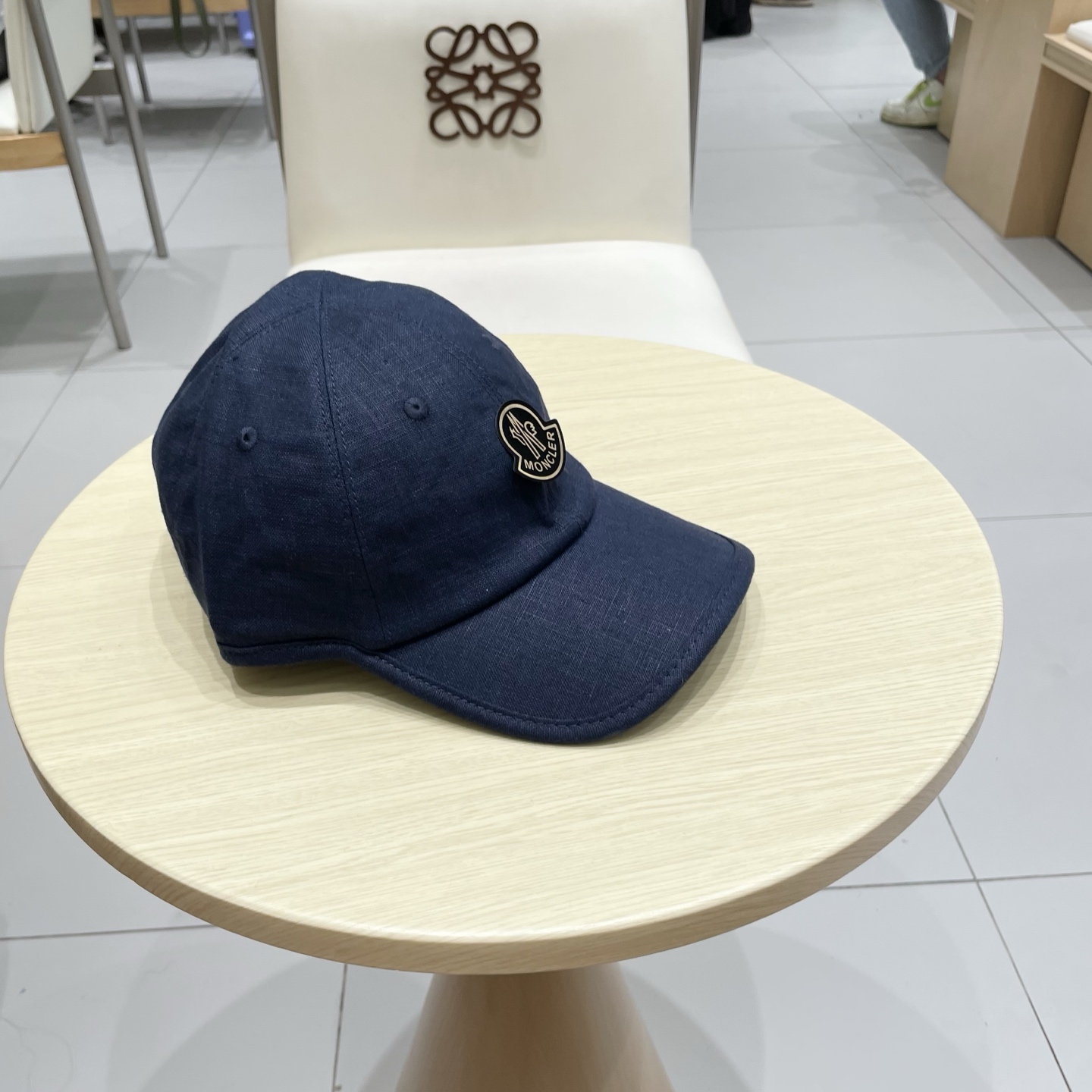  蒙口【MONCELER早秋新款简约棒球帽女网眼透气遮阳帽时尚百搭鸭舌帽潮男