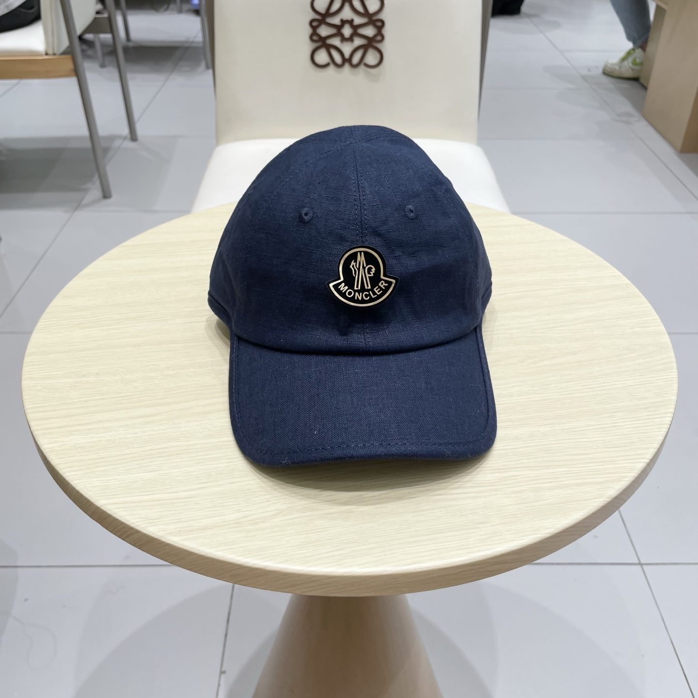  蒙口【MONCELER早秋新款简约棒球帽女网眼透气遮阳帽时尚百搭鸭舌帽潮男