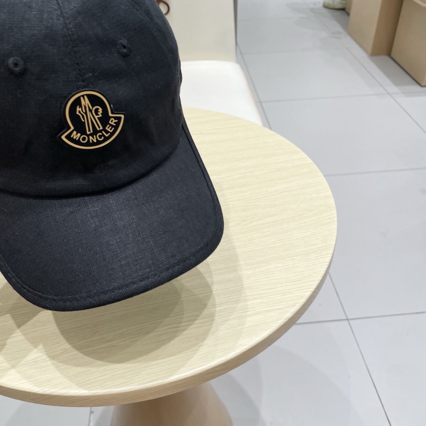  蒙口【MONCELER早秋新款简约棒球帽女网眼透气遮阳帽时尚百搭鸭舌帽潮男