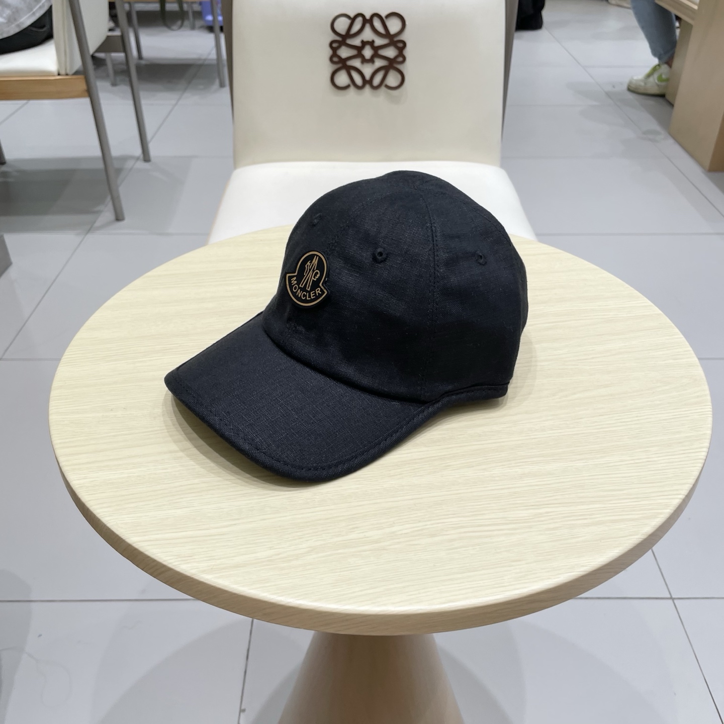  蒙口【MONCELER早秋新款简约棒球帽女网眼透气遮阳帽时尚百搭鸭舌帽潮男