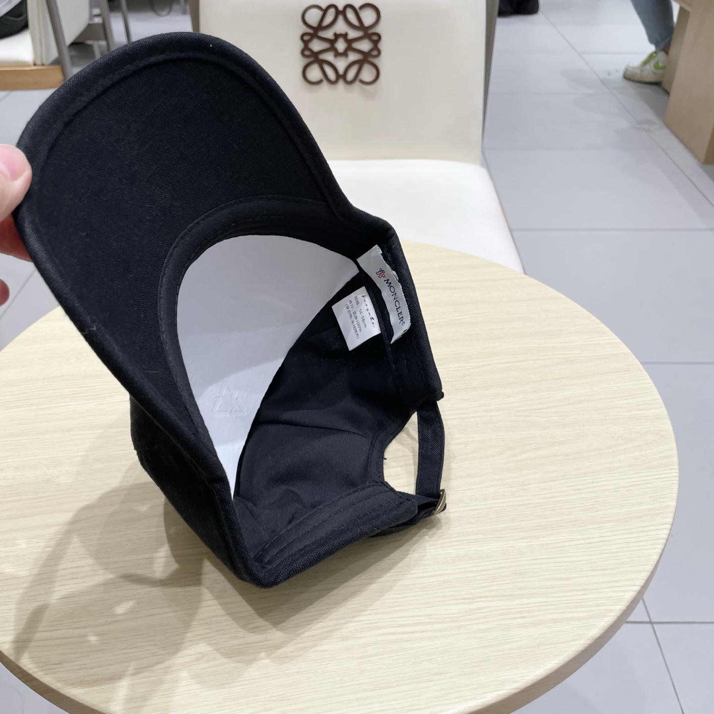  蒙口【MONCELER早秋新款简约棒球帽女网眼透气遮阳帽时尚百搭鸭舌帽潮男