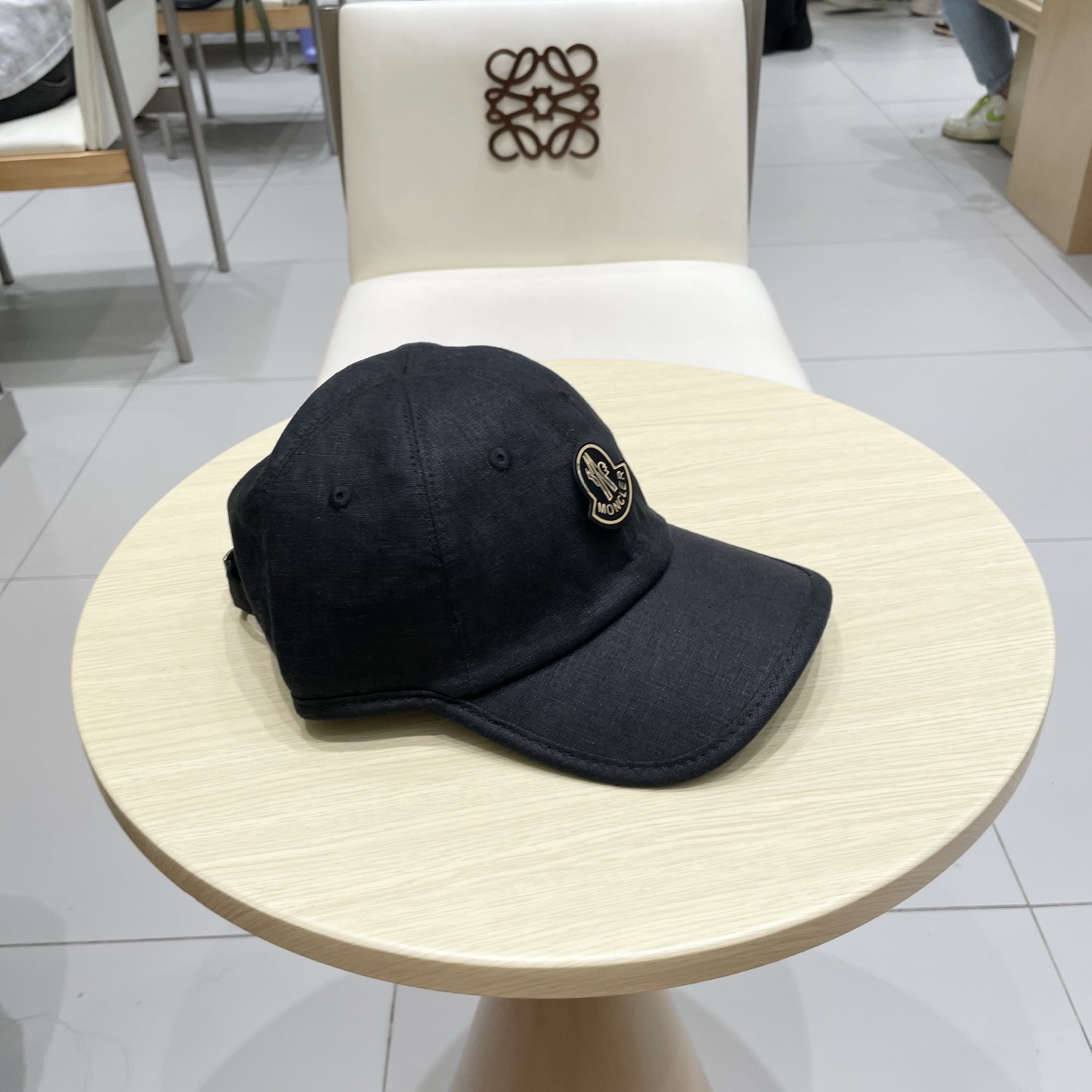  蒙口【MONCELER早秋新款简约棒球帽女网眼透气遮阳帽时尚百搭鸭舌帽潮男