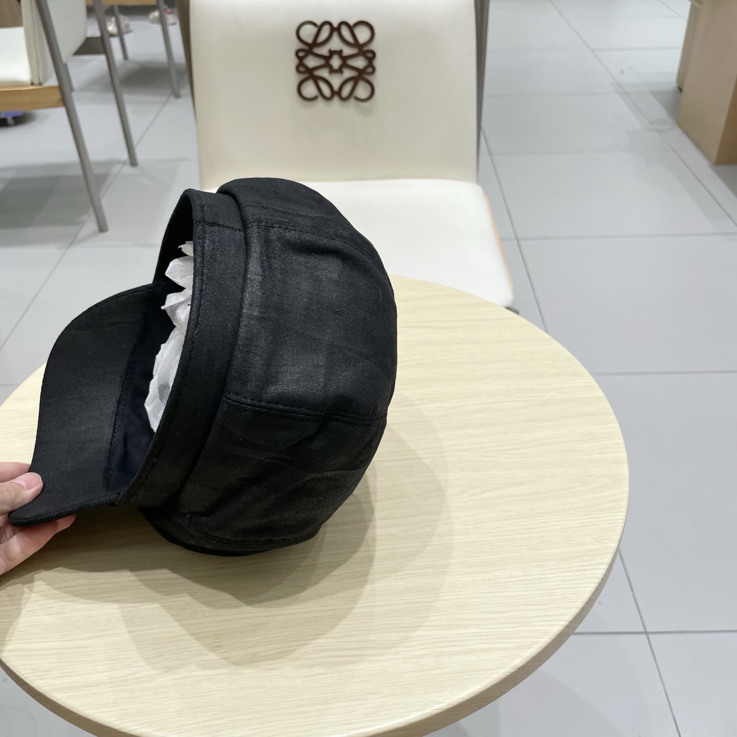  巴黎世家麂皮绒棕色八角贝雷帽女夏季大头围复古画家报童帽短檐鸭舌帽大码