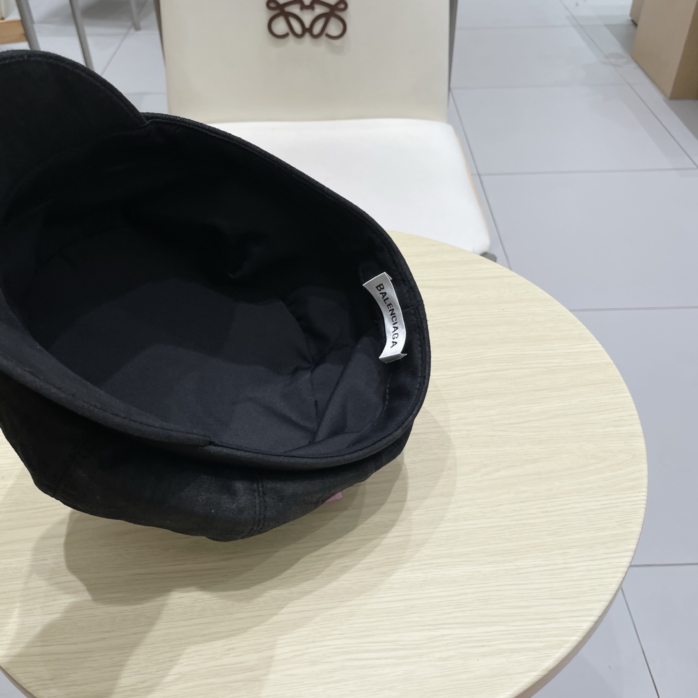  巴黎世家麂皮绒棕色八角贝雷帽女夏季大头围复古画家报童帽短檐鸭舌帽大码