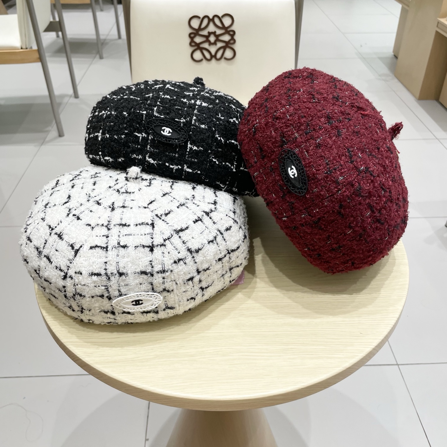 chanel香奈儿秋冬季新款小香贝雷帽女复古风防晒帽大头围蓓蕾八角帽画家帽子女