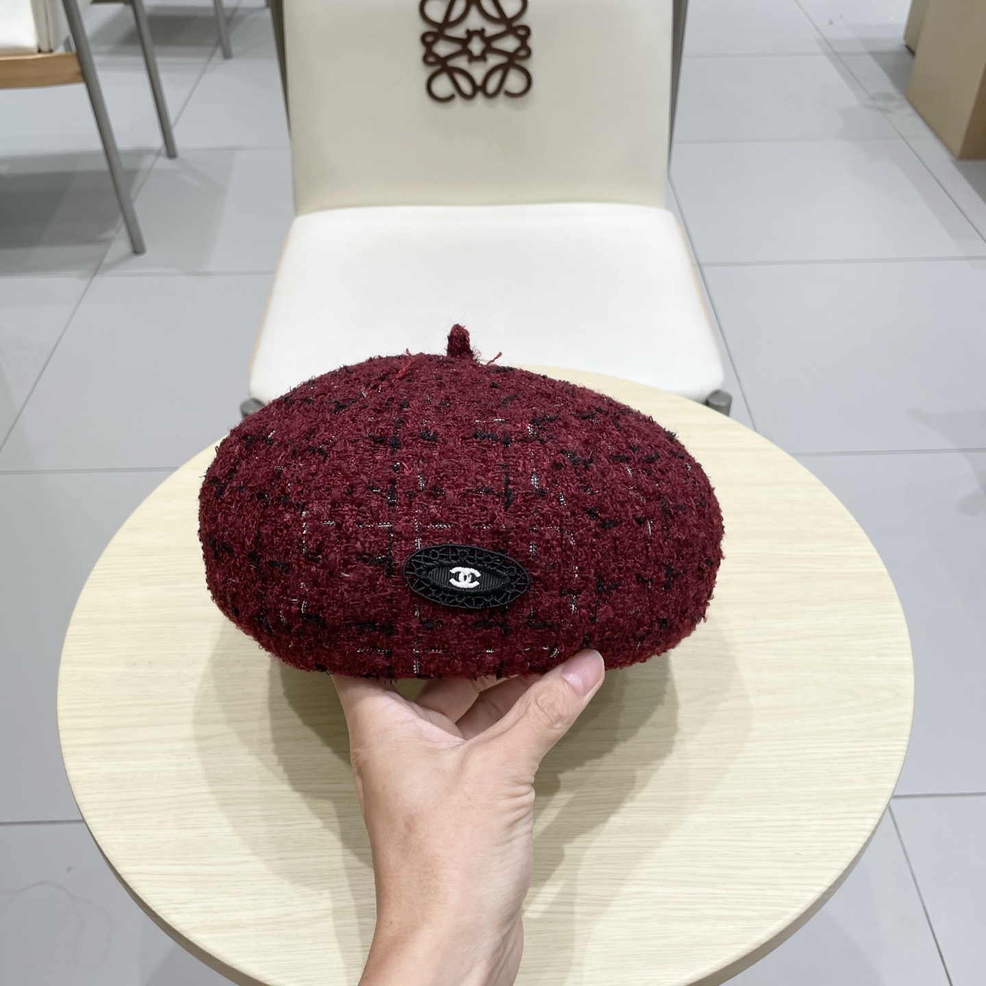 chanel香奈儿秋冬季新款小香贝雷帽女复古风防晒帽大头围蓓蕾八角帽画家帽子女