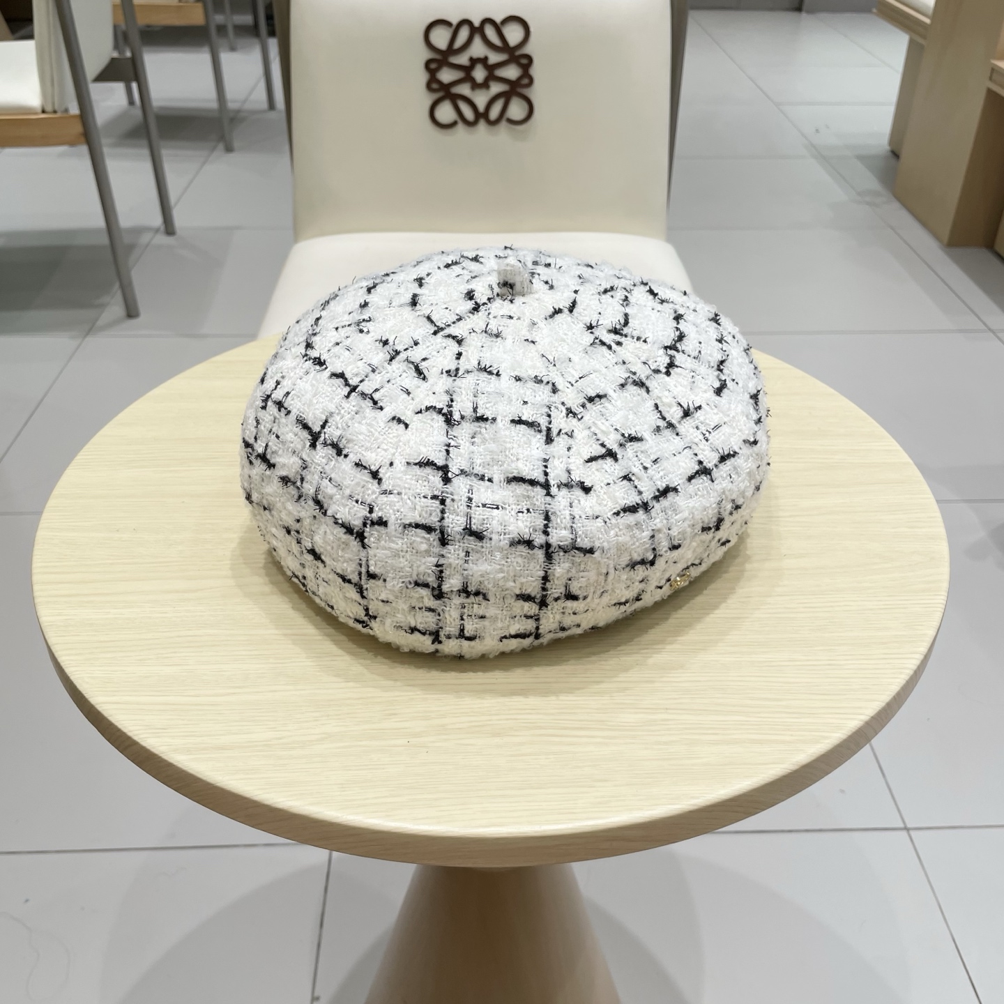 chanel香奈儿秋冬季新款小香贝雷帽女复古风防晒帽大头围蓓蕾八角帽画家帽子女