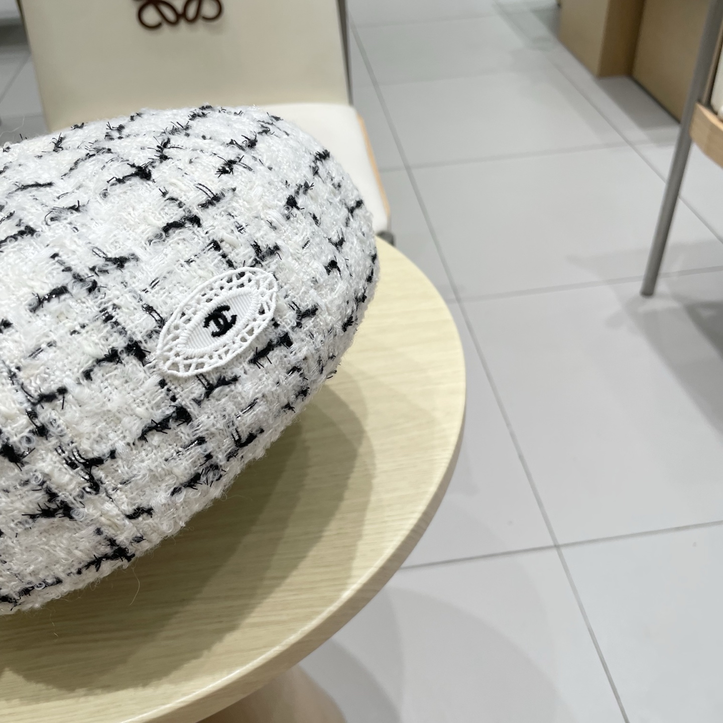 chanel香奈儿秋冬季新款小香贝雷帽女复古风防晒帽大头围蓓蕾八角帽画家帽子女