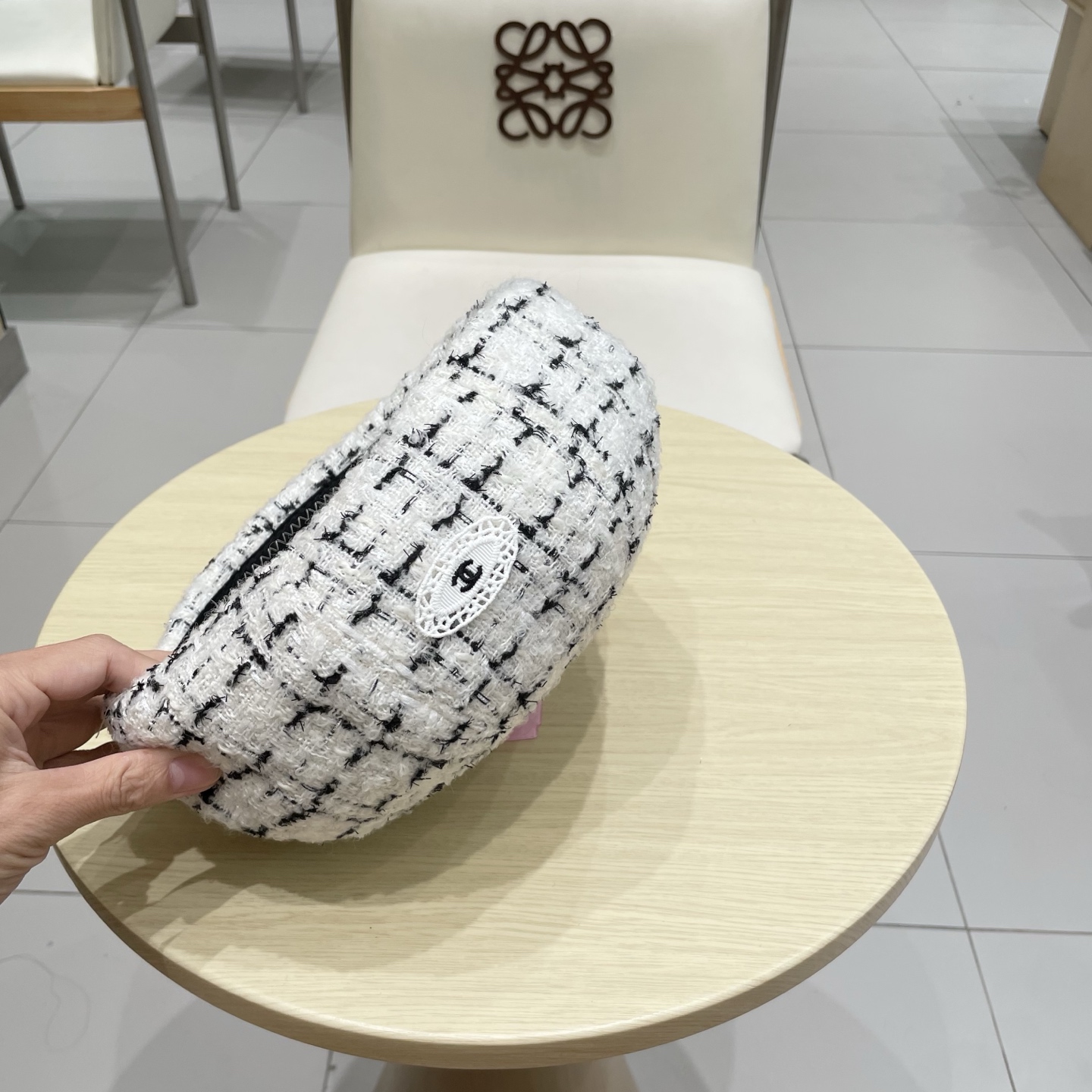 chanel香奈儿秋冬季新款小香贝雷帽女复古风防晒帽大头围蓓蕾八角帽画家帽子女