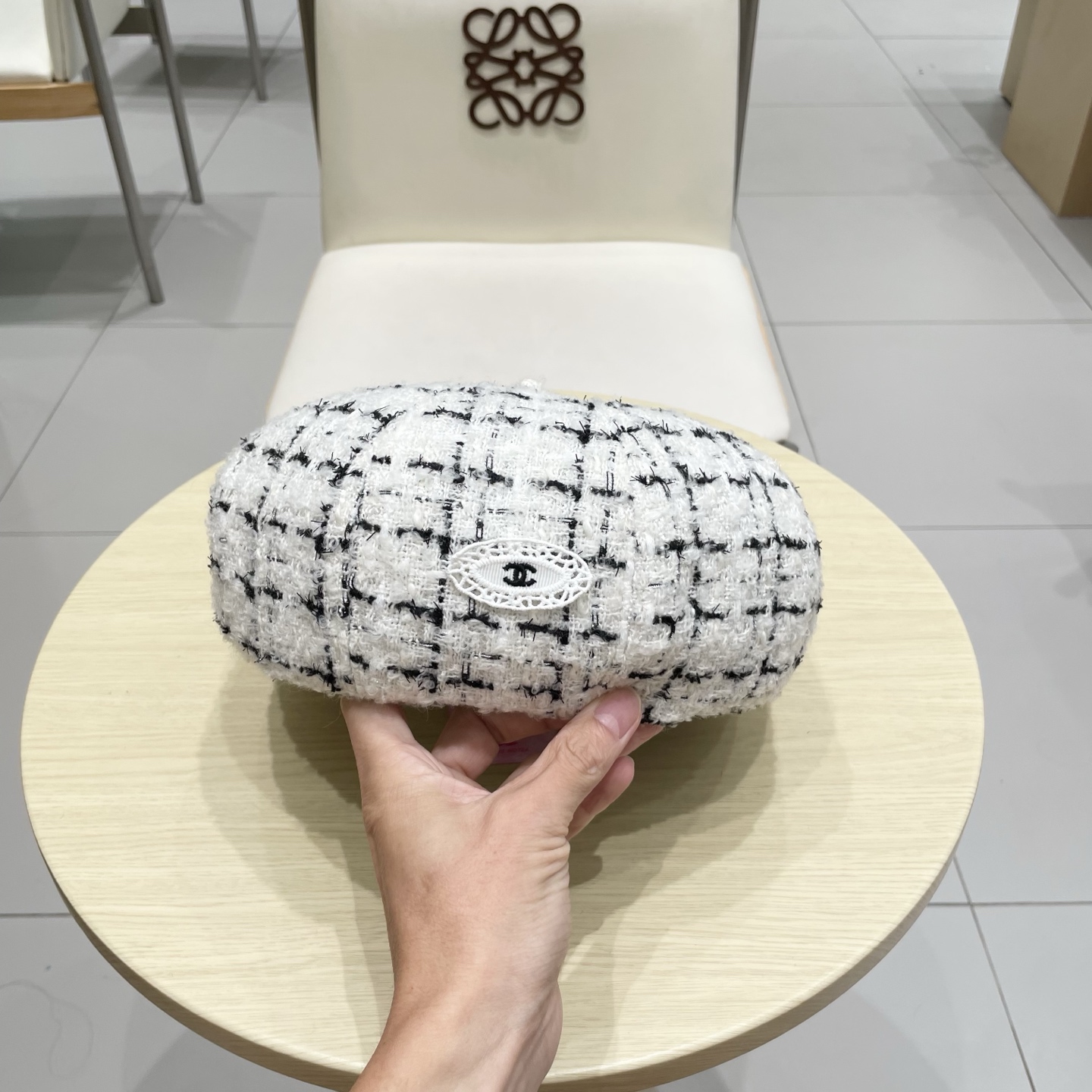 chanel香奈儿秋冬季新款小香贝雷帽女复古风防晒帽大头围蓓蕾八角帽画家帽子女