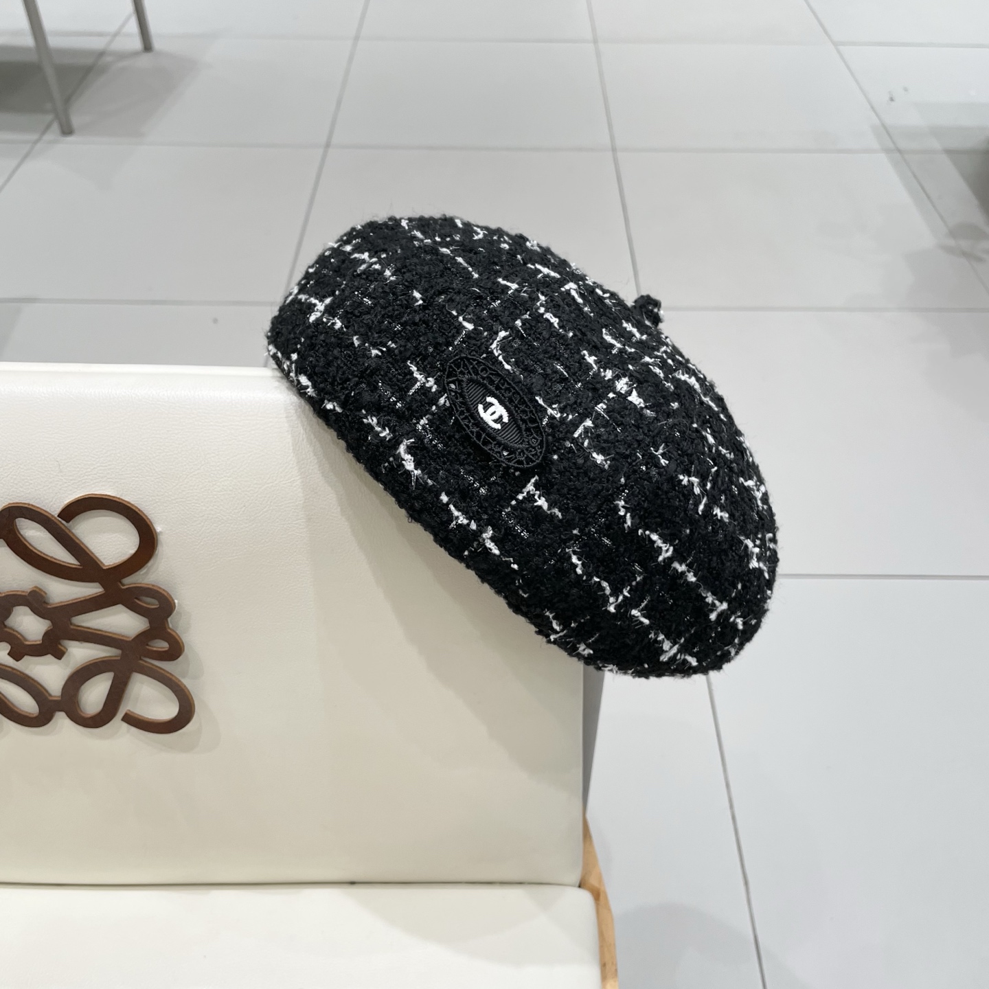 chanel香奈儿秋冬季新款小香贝雷帽女复古风防晒帽大头围蓓蕾八角帽画家帽子女