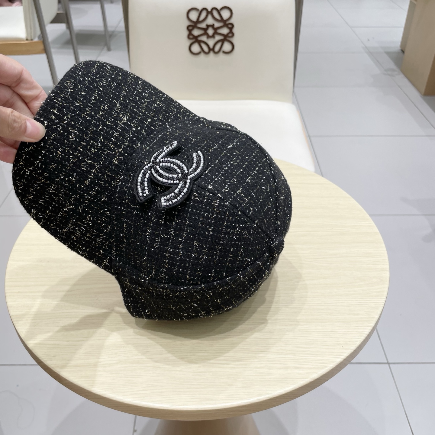  CHANEL香奈儿】秋冬新款简约logo棒球帽，新款出货，大牌款超好搭配，赶紧入手！