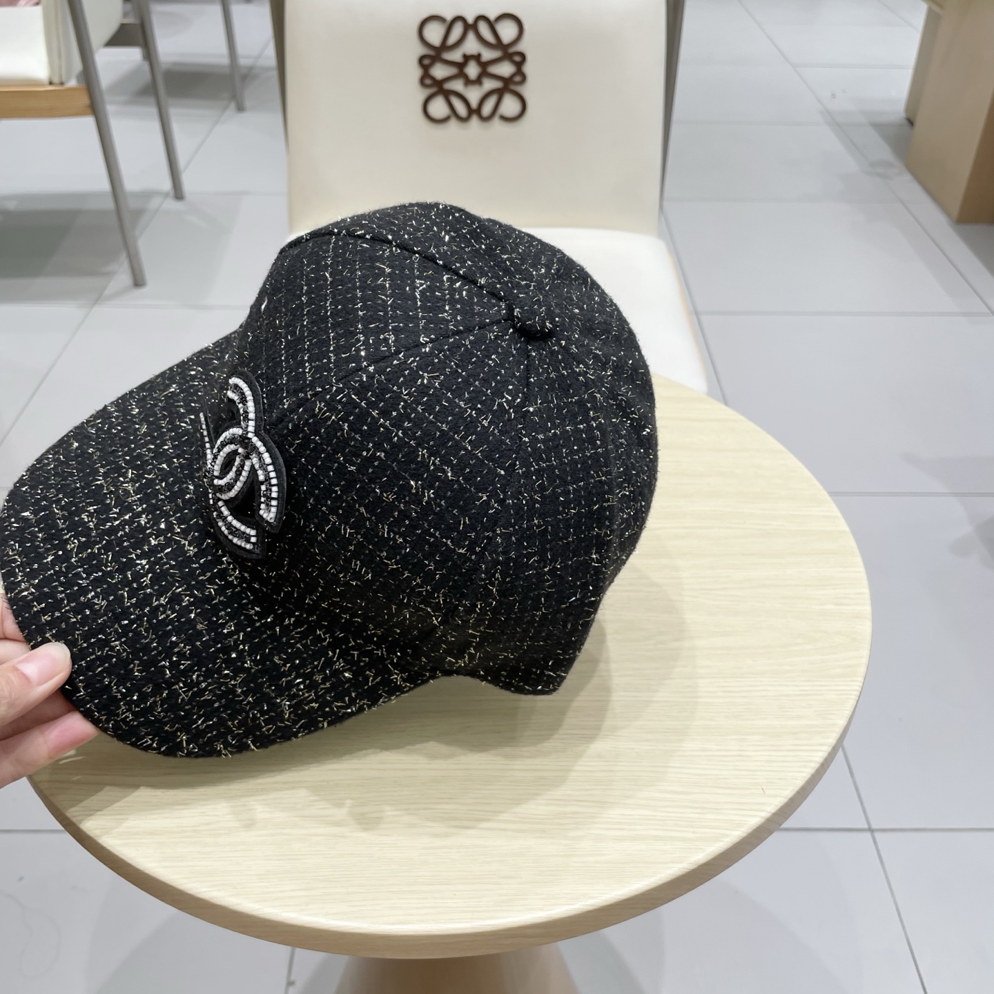  CHANEL香奈儿】秋冬新款简约logo棒球帽，新款出货，大牌款超好搭配，赶紧入手！