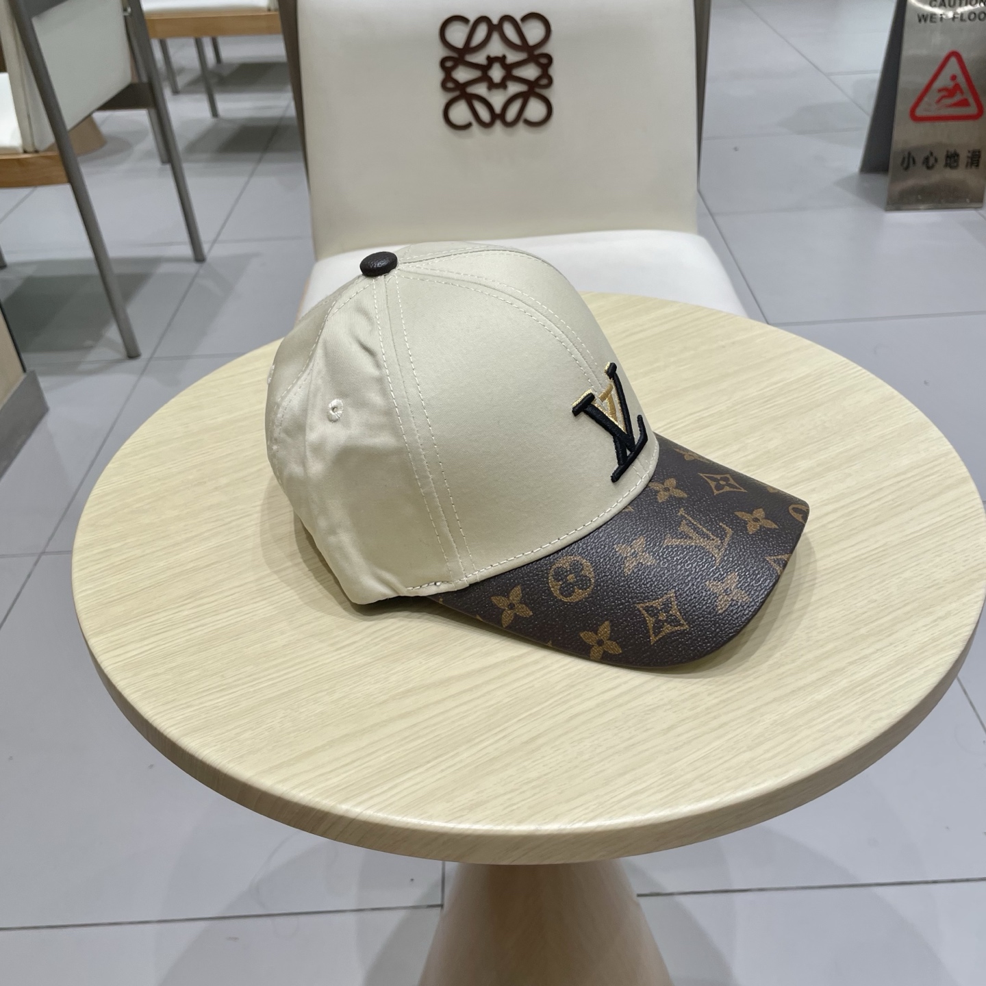 🧢路易威登棒球帽 LouisVuitton😍新款LV棒球帽，重工打造♥️高端大气，百搭款🤗男女通用！跑量