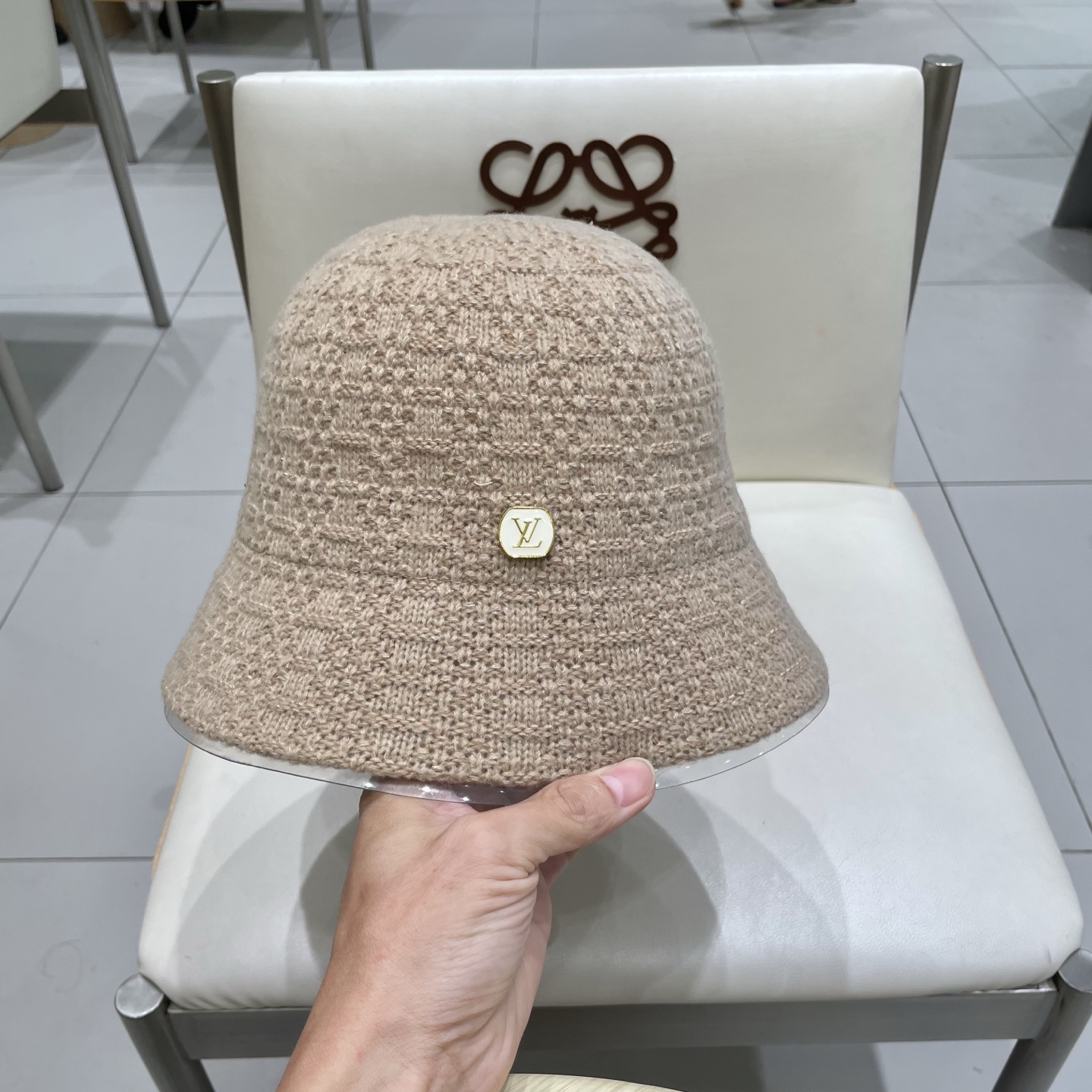 🧢路易威登棒球帽 LouisVuitton😍帽子女2025年新款秋冬羊毛水桶帽显脸小盆帽时尚百搭保暖渔夫
