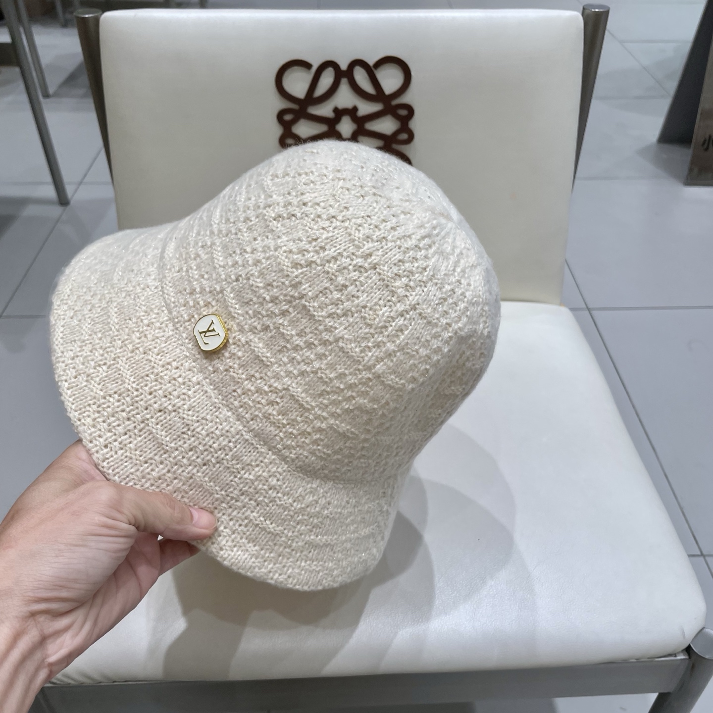 🧢路易威登棒球帽 LouisVuitton😍帽子女2025年新款秋冬羊毛水桶帽显脸小盆帽时尚百搭保暖渔夫