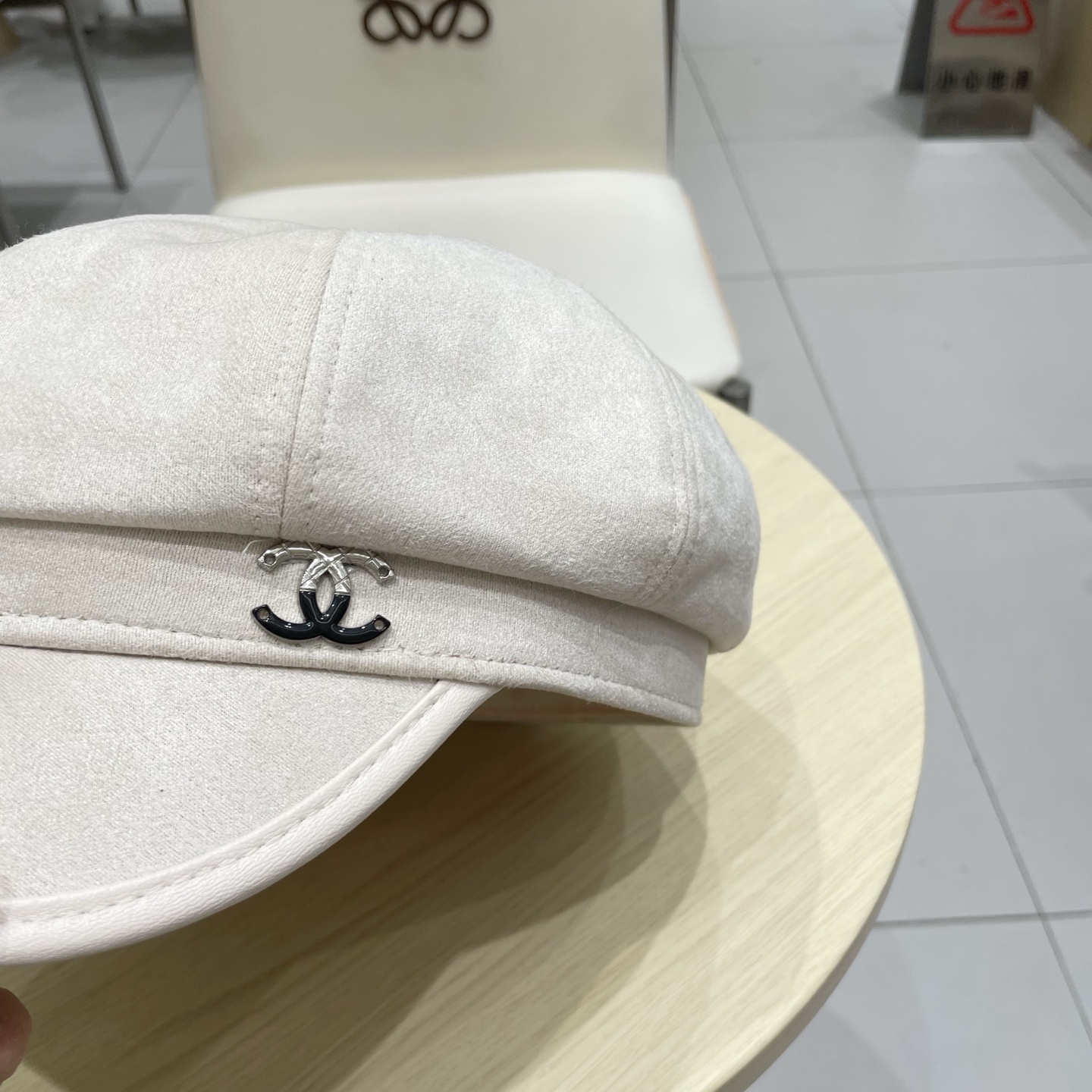 chanel香奈儿2025新款春秋皮檐八角帽女复古报童帽时尚百搭英伦风显脸小画家帽