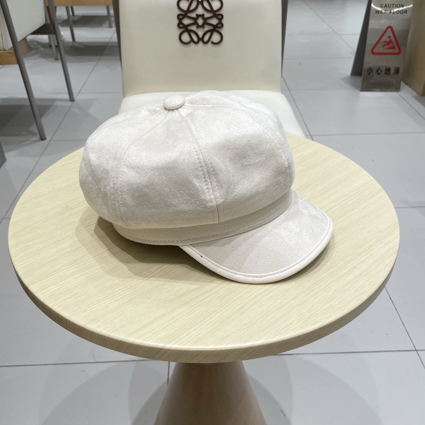 chanel香奈儿2025新款春秋皮檐八角帽女复古报童帽时尚百搭英伦风显脸小画家帽