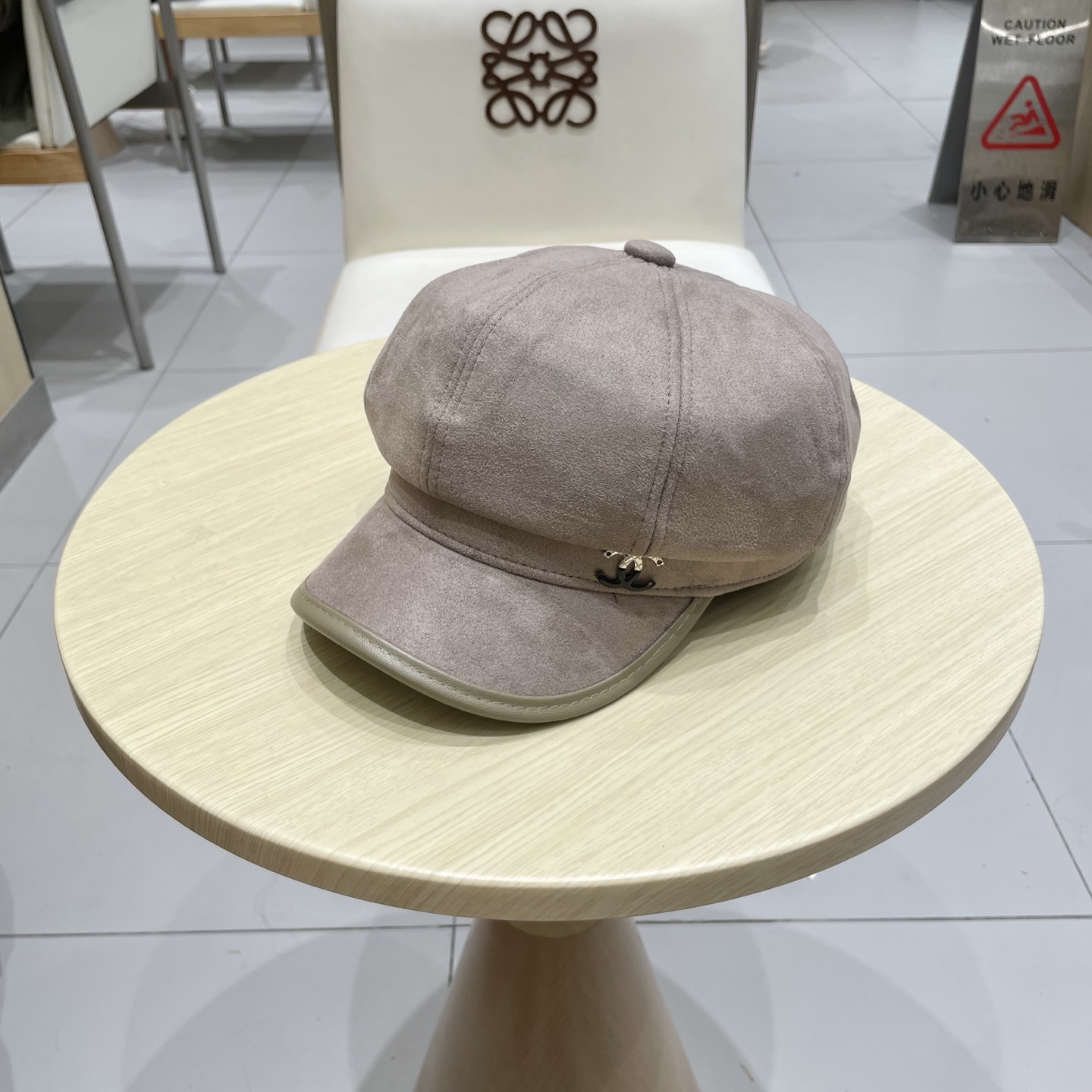 chanel香奈儿2025新款春秋皮檐八角帽女复古报童帽时尚百搭英伦风显脸小画家帽