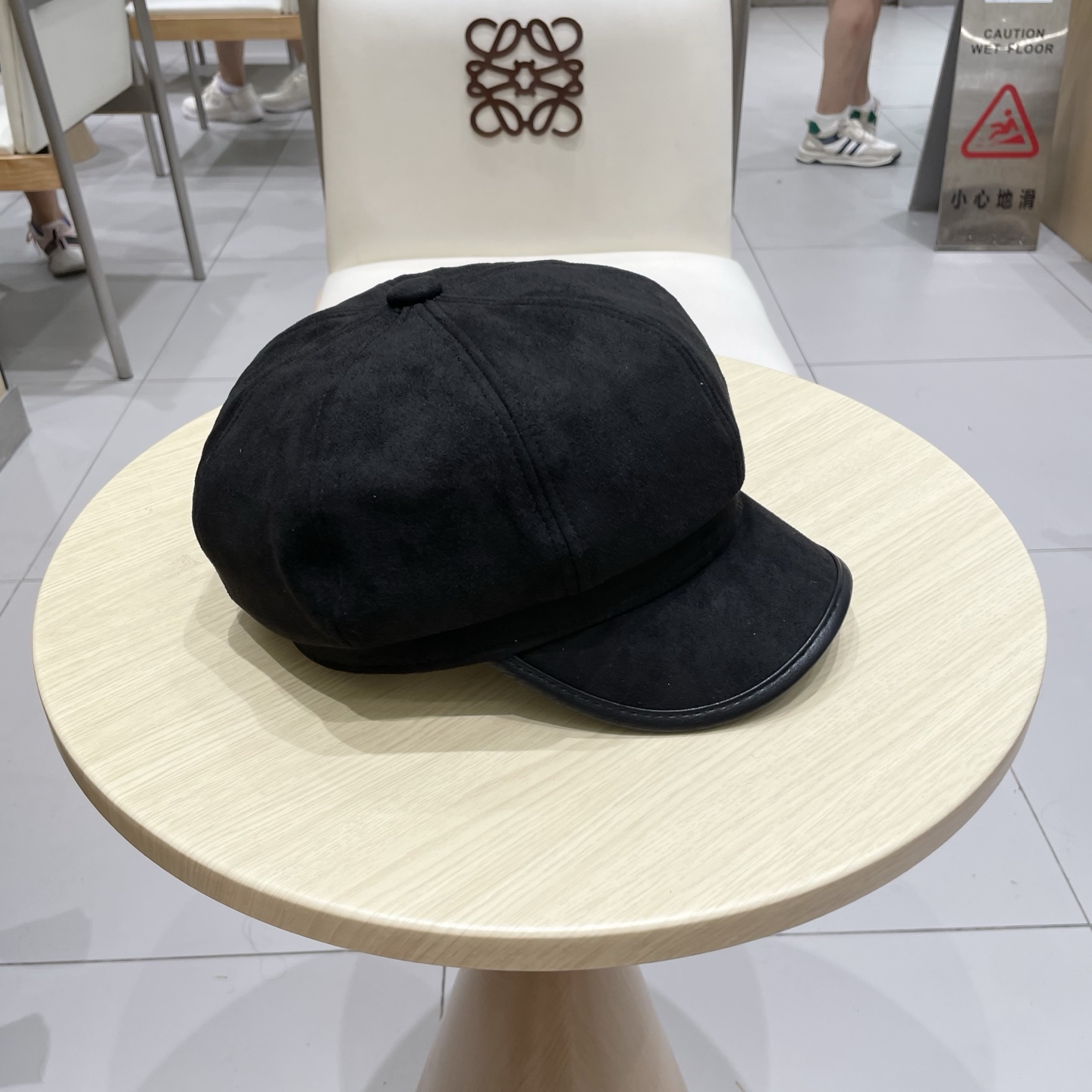 chanel香奈儿2025新款春秋皮檐八角帽女复古报童帽时尚百搭英伦风显脸小画家帽