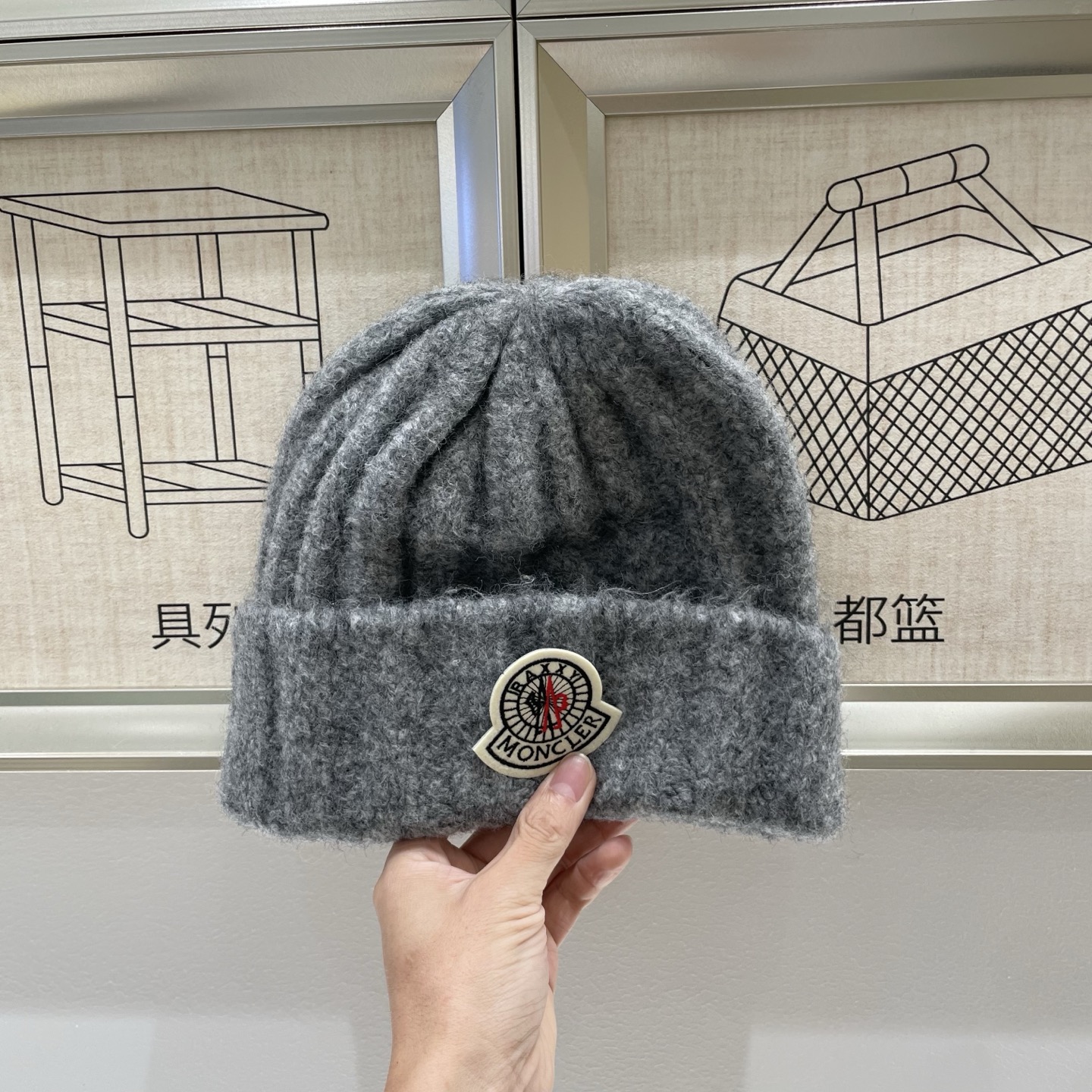 蒙口Moncler盟可睐2025早秋冬款经典针织帽，原单复刻.非常柔软亲肤，弹性很好💓有质感又非常百搭的