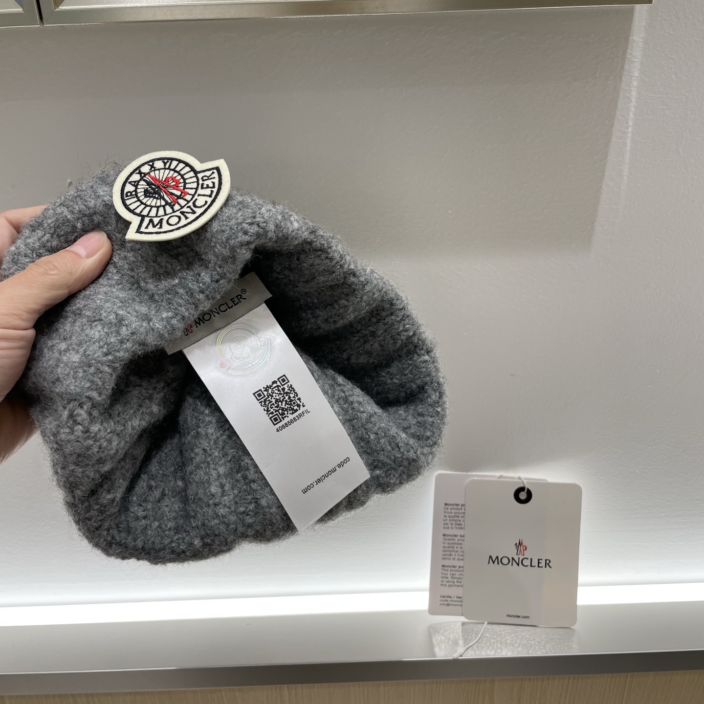 蒙口Moncler盟可睐2025早秋冬款经典针织帽，原单复刻.非常柔软亲肤，弹性很好💓有质感又非常百搭的