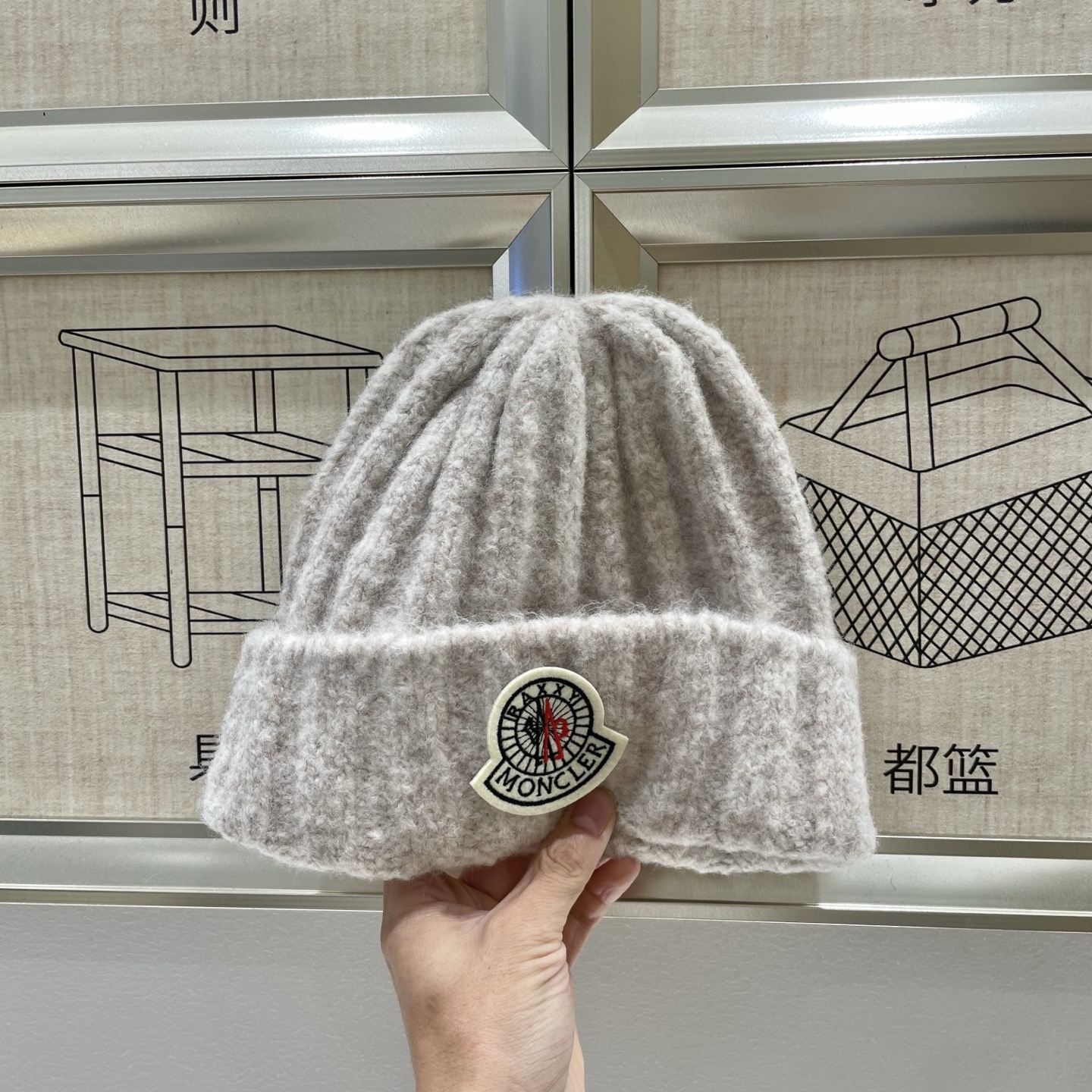 蒙口Moncler盟可睐2025早秋冬款经典针织帽，原单复刻.非常柔软亲肤，弹性很好💓有质感又非常百搭的