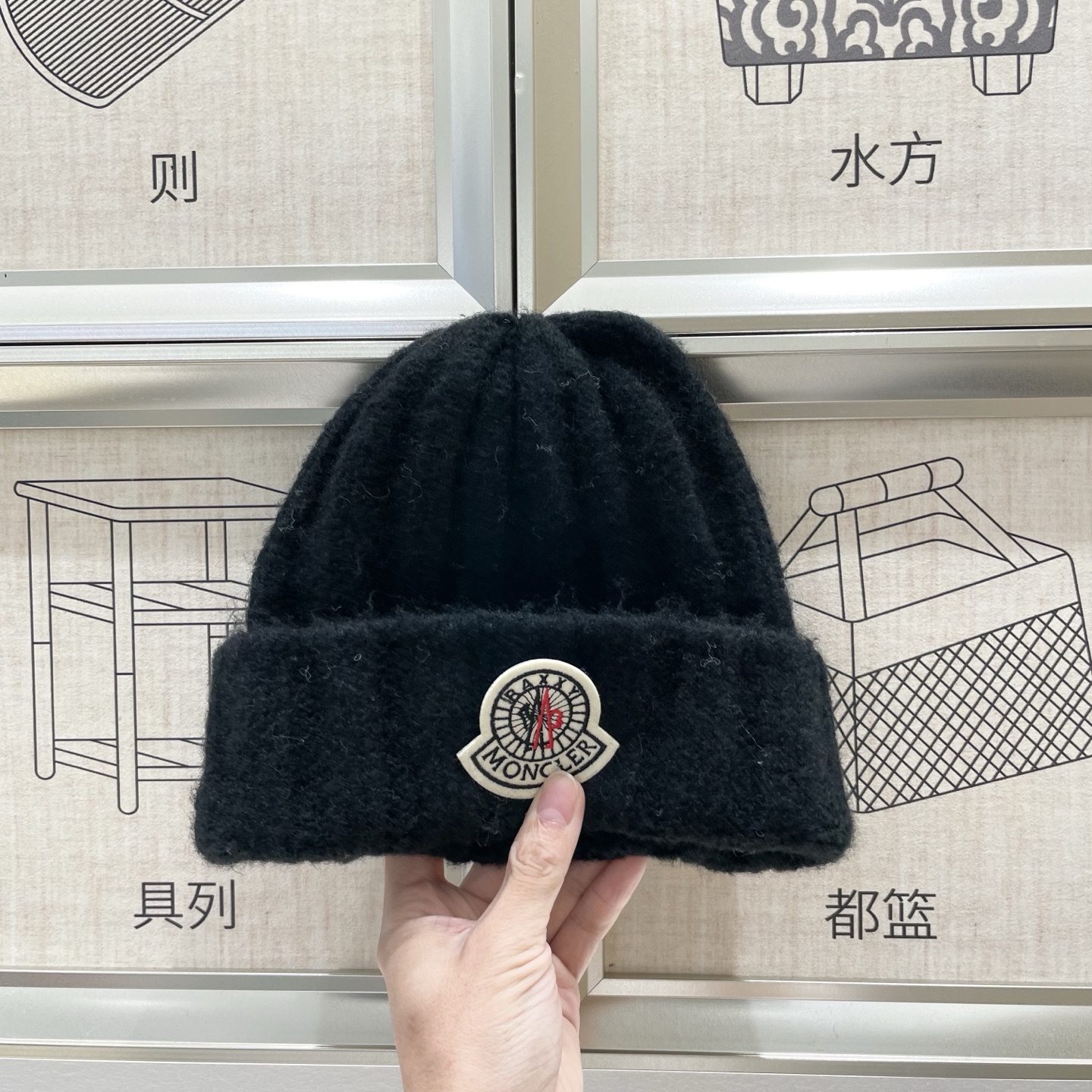 蒙口Moncler盟可睐2025早秋冬款经典针织帽，原单复刻.非常柔软亲肤，弹性很好💓有质感又非常百搭的