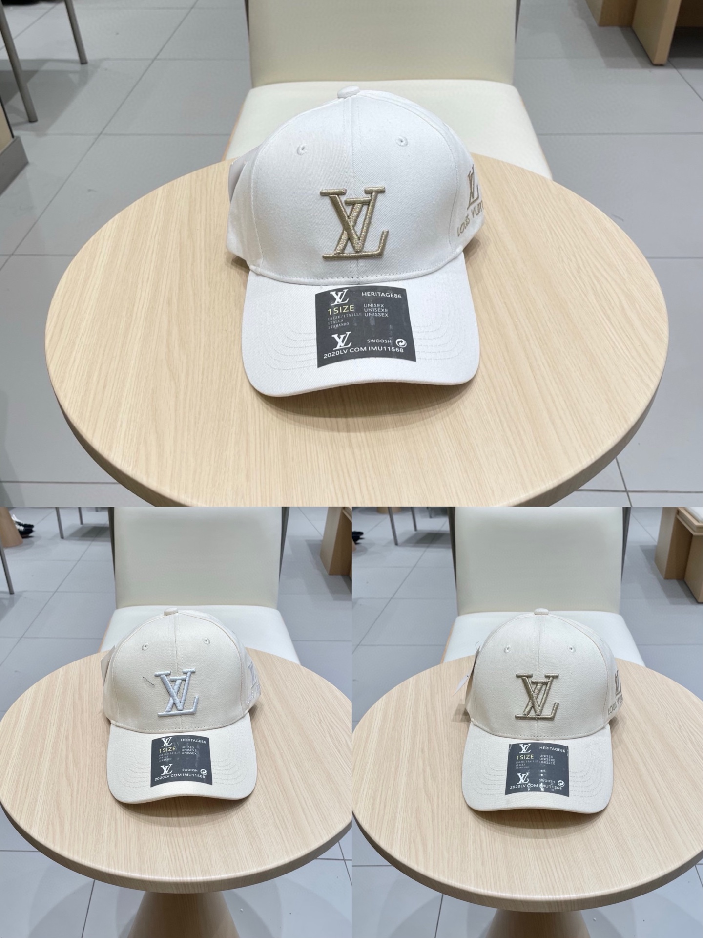 🧢路易威登lv棒球帽 LouisVuitton😍新款重工打造♥️高端大气，百搭款🤗男女通用！
