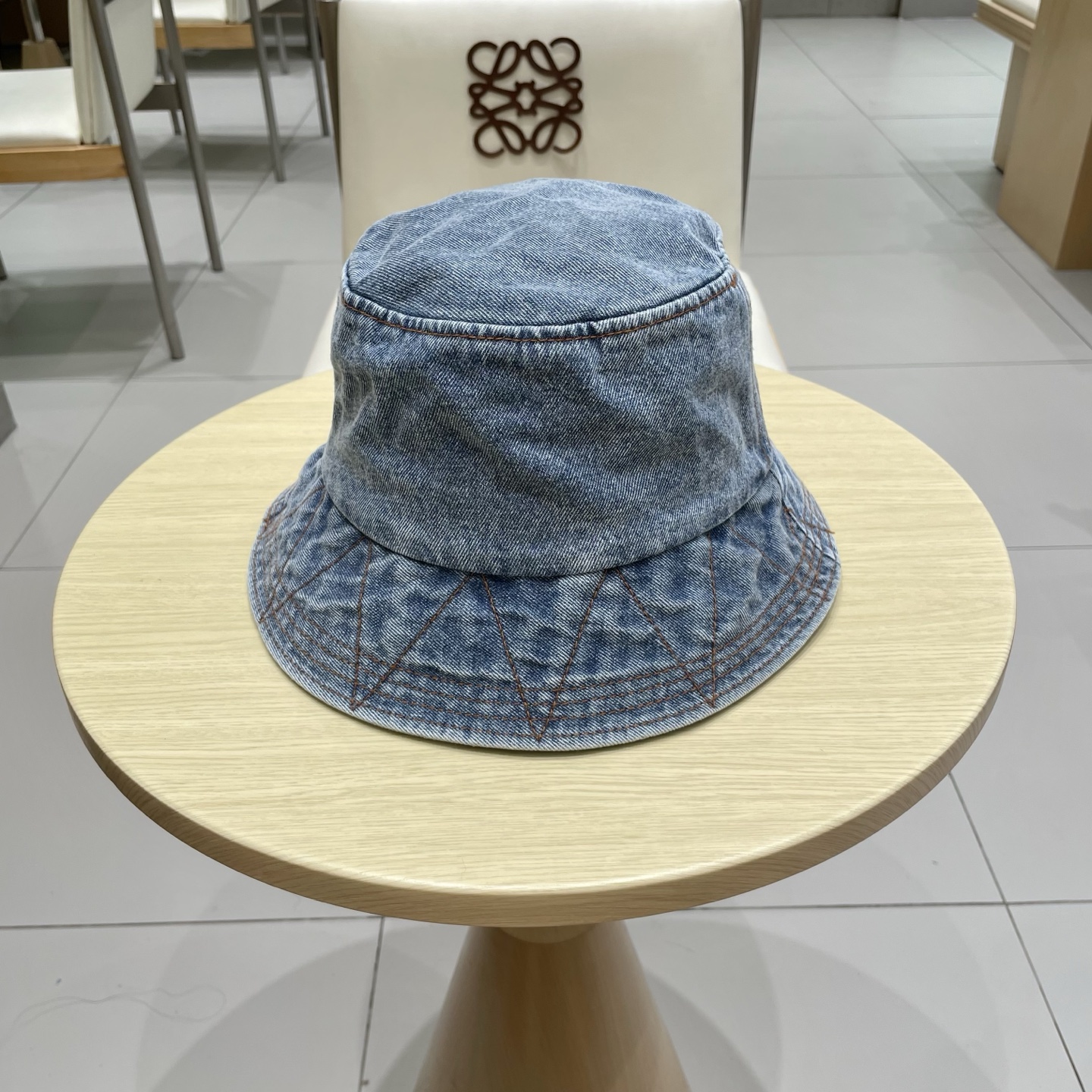 LV牛仔渔夫帽，头围57cm