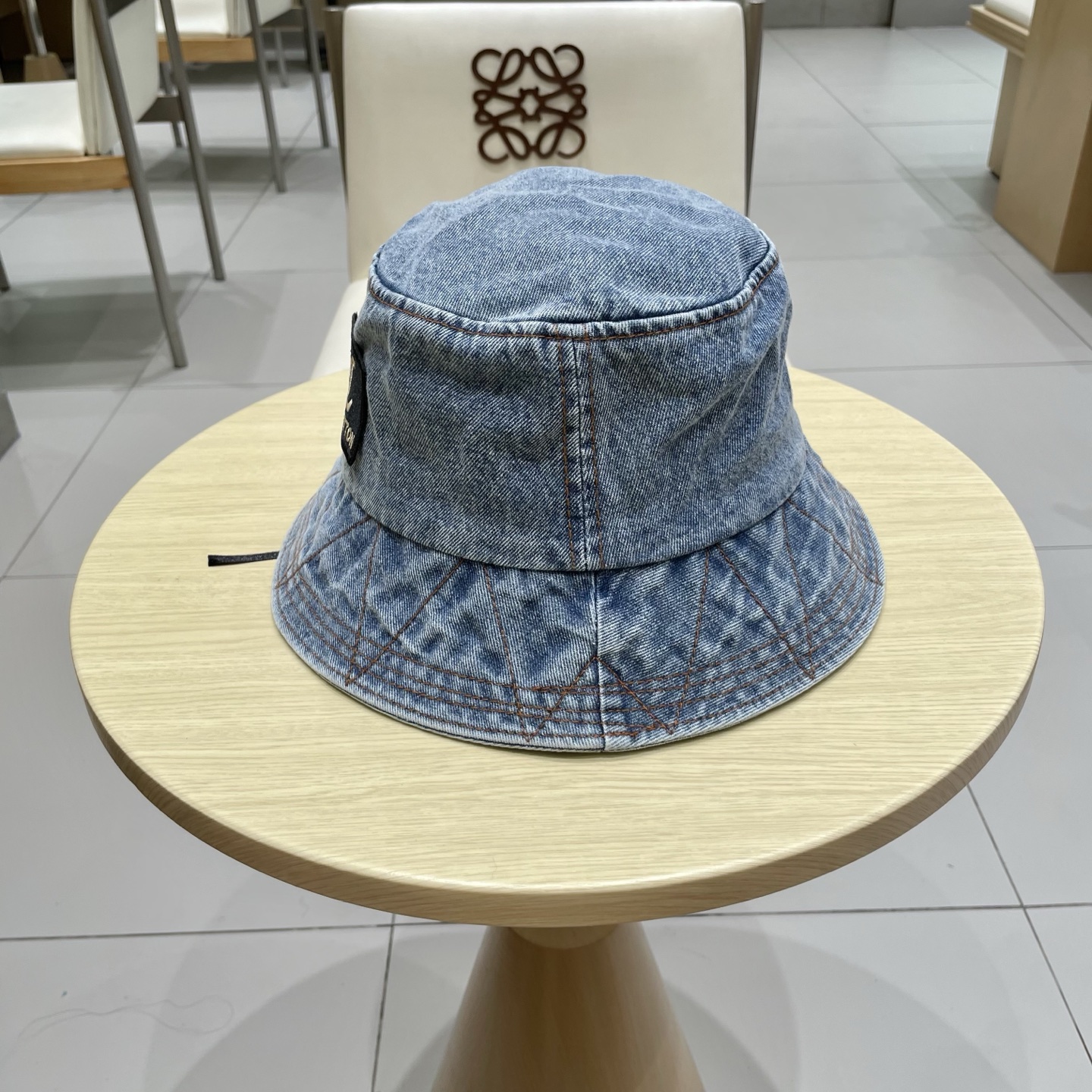 LV牛仔渔夫帽，头围57cm