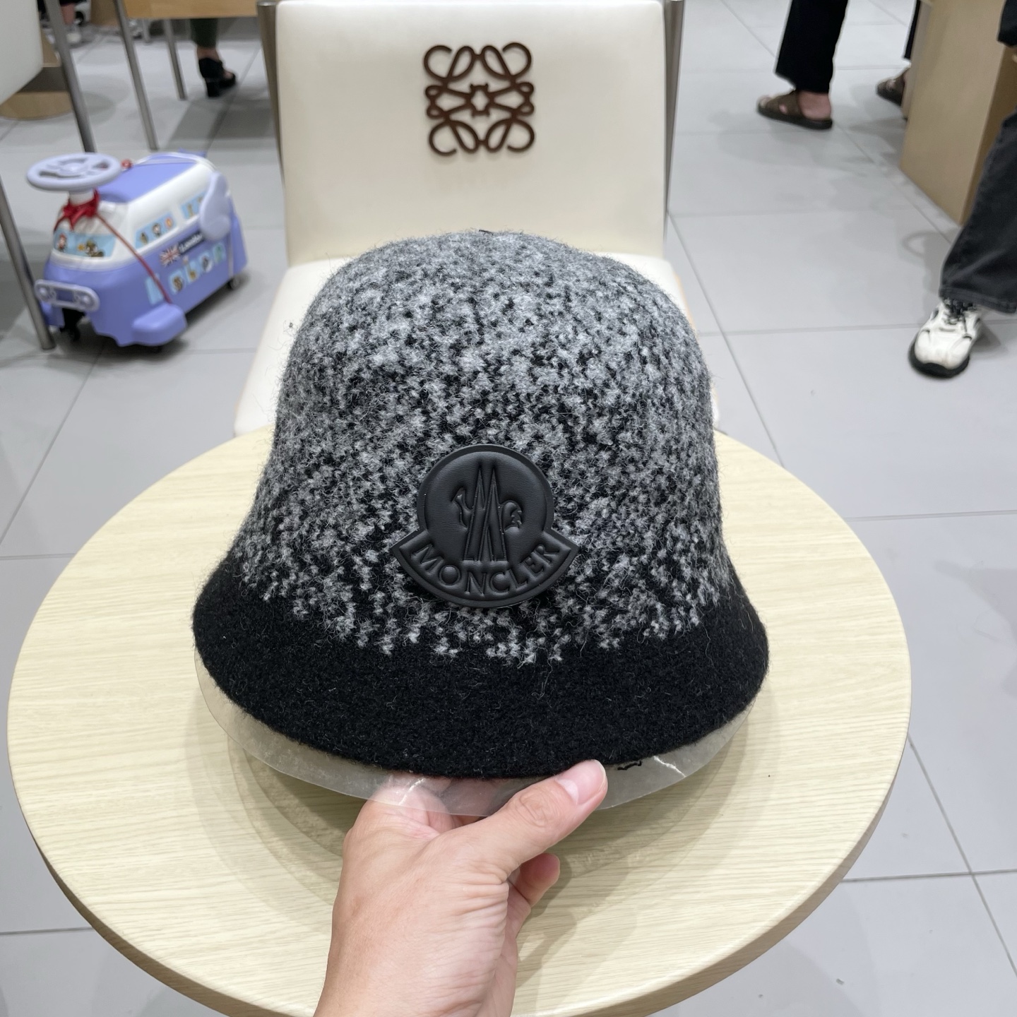 蒙口2025秋冬针织渔夫帽子女韩版加厚保暖时尚盆帽纯色百搭素颜显脸小