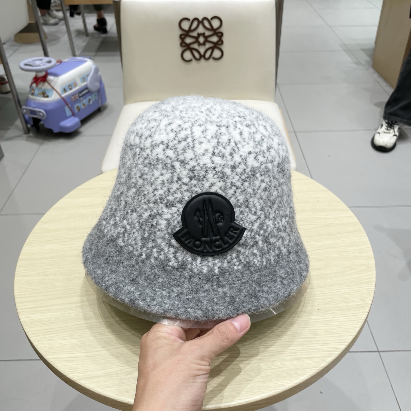 蒙口2025秋冬针织渔夫帽子女韩版加厚保暖时尚盆帽纯色百搭素颜显脸小