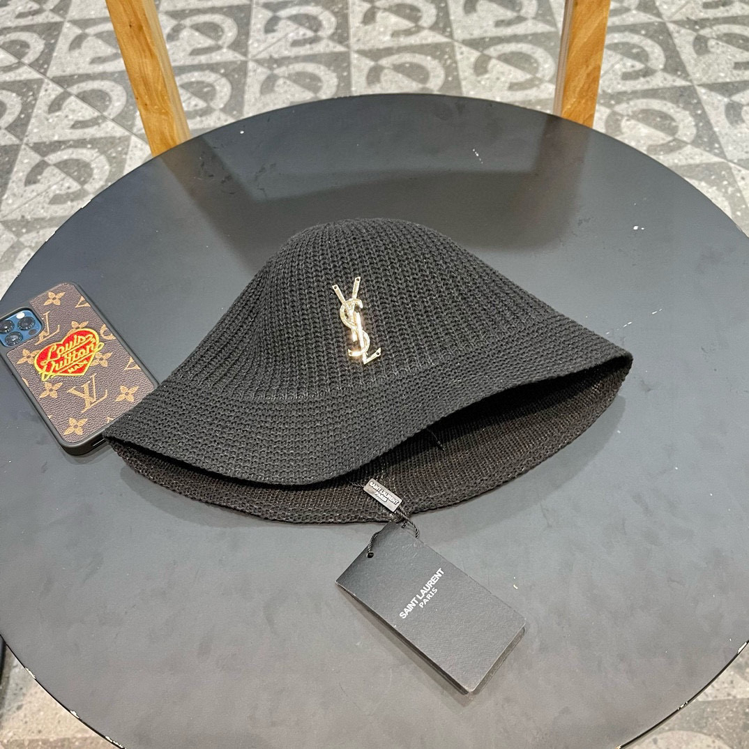   圣罗兰盆帽女士夏季薄款韩版日系时尚潮素颜遮脸遮阳透气显脸小渔夫帽子