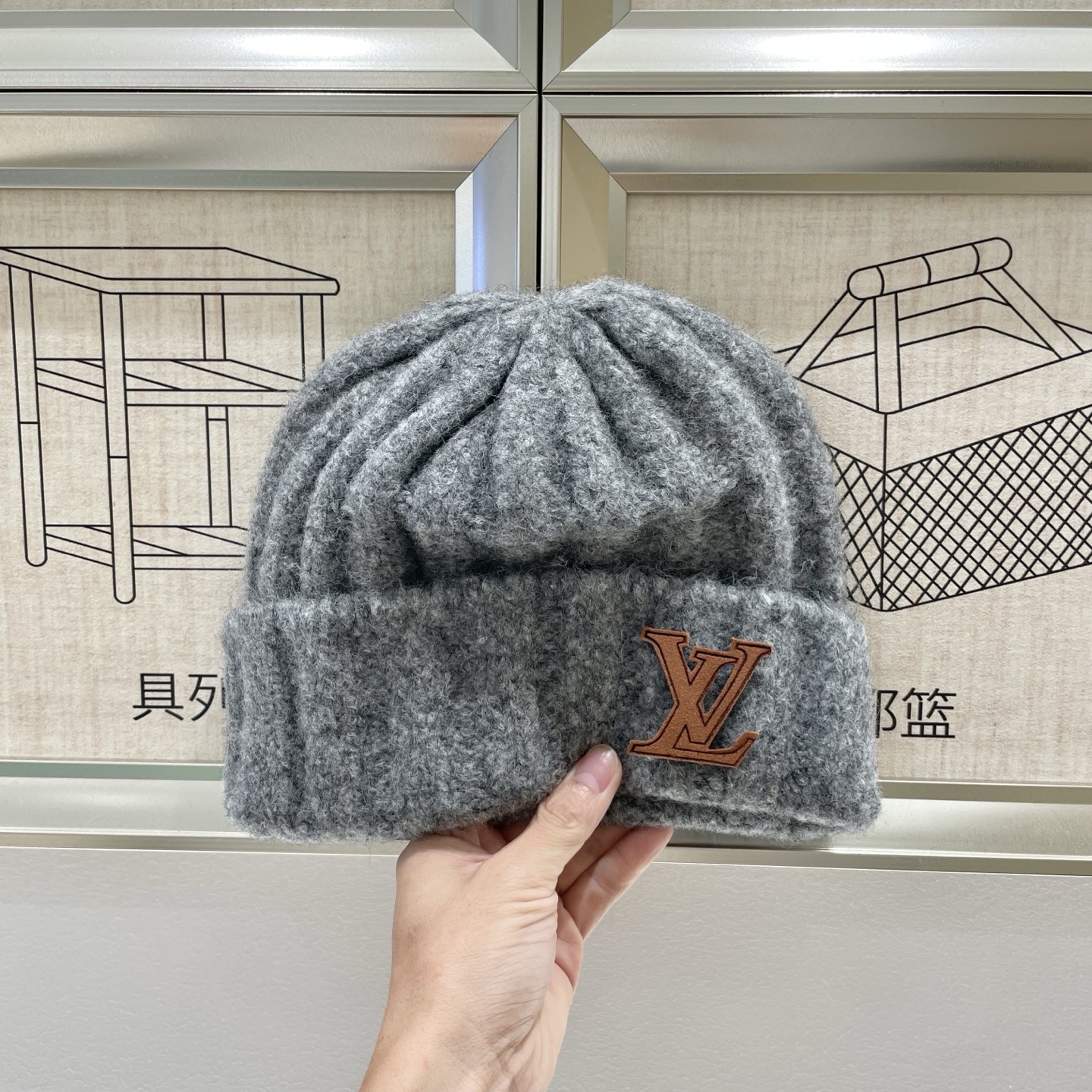 LV 路易威登 2025秋冬新款毛线帽，男女款针织帽，