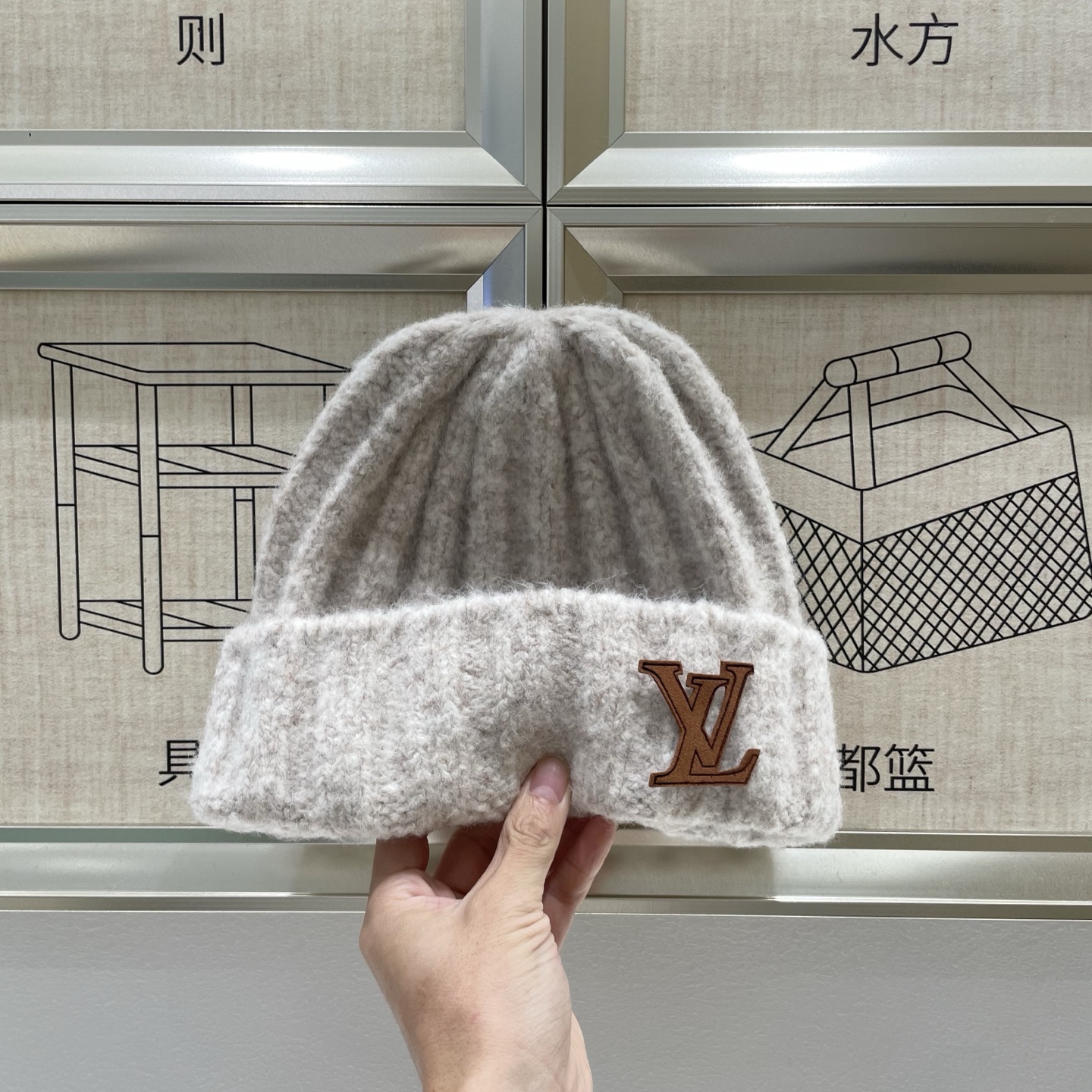 LV 路易威登 2025秋冬新款毛线帽，男女款针织帽，