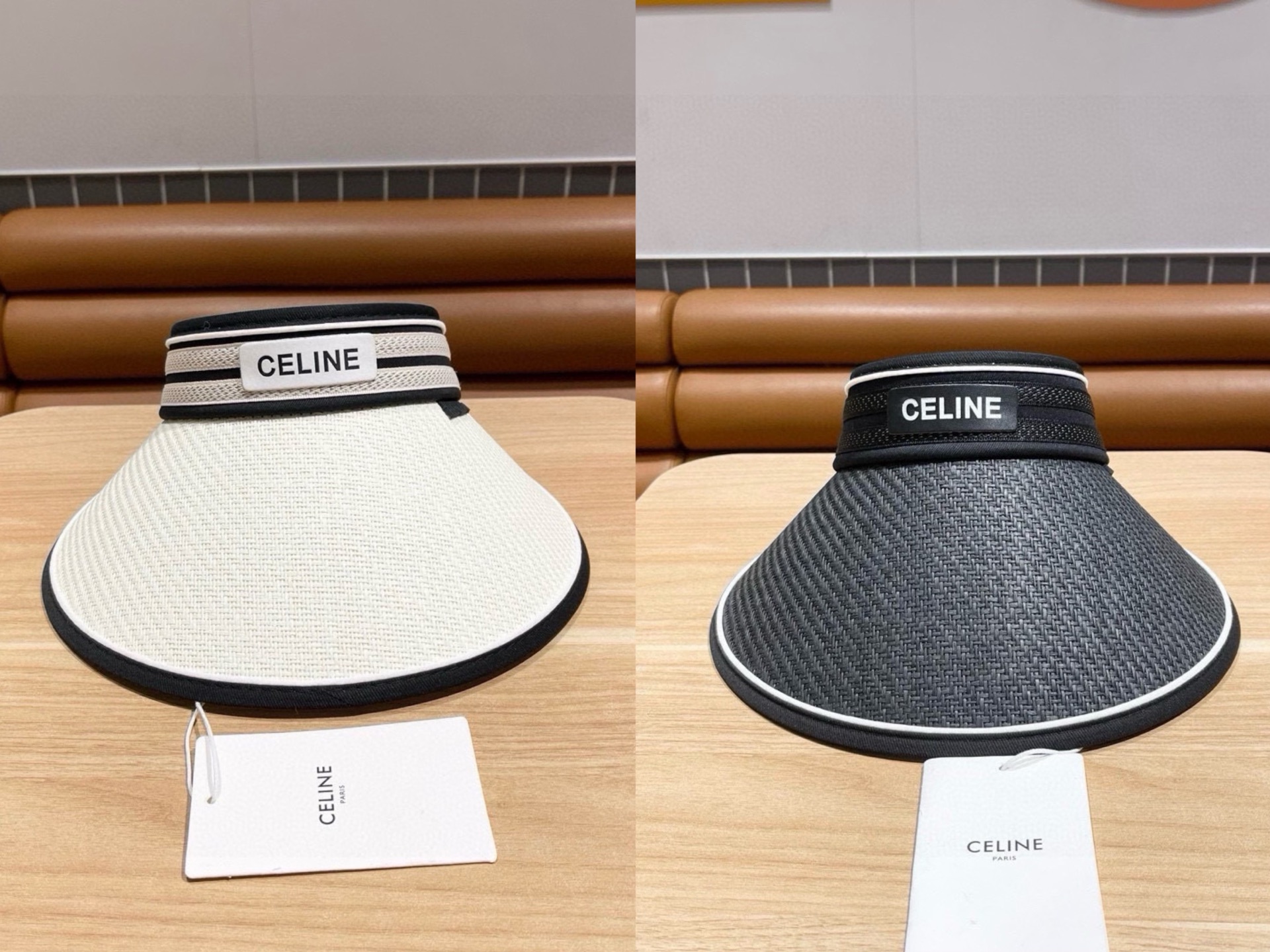  赛琳CELINE空顶鸭舌遮阳帽子女春夏防晒紫外线百搭草帽字母新款网红ins