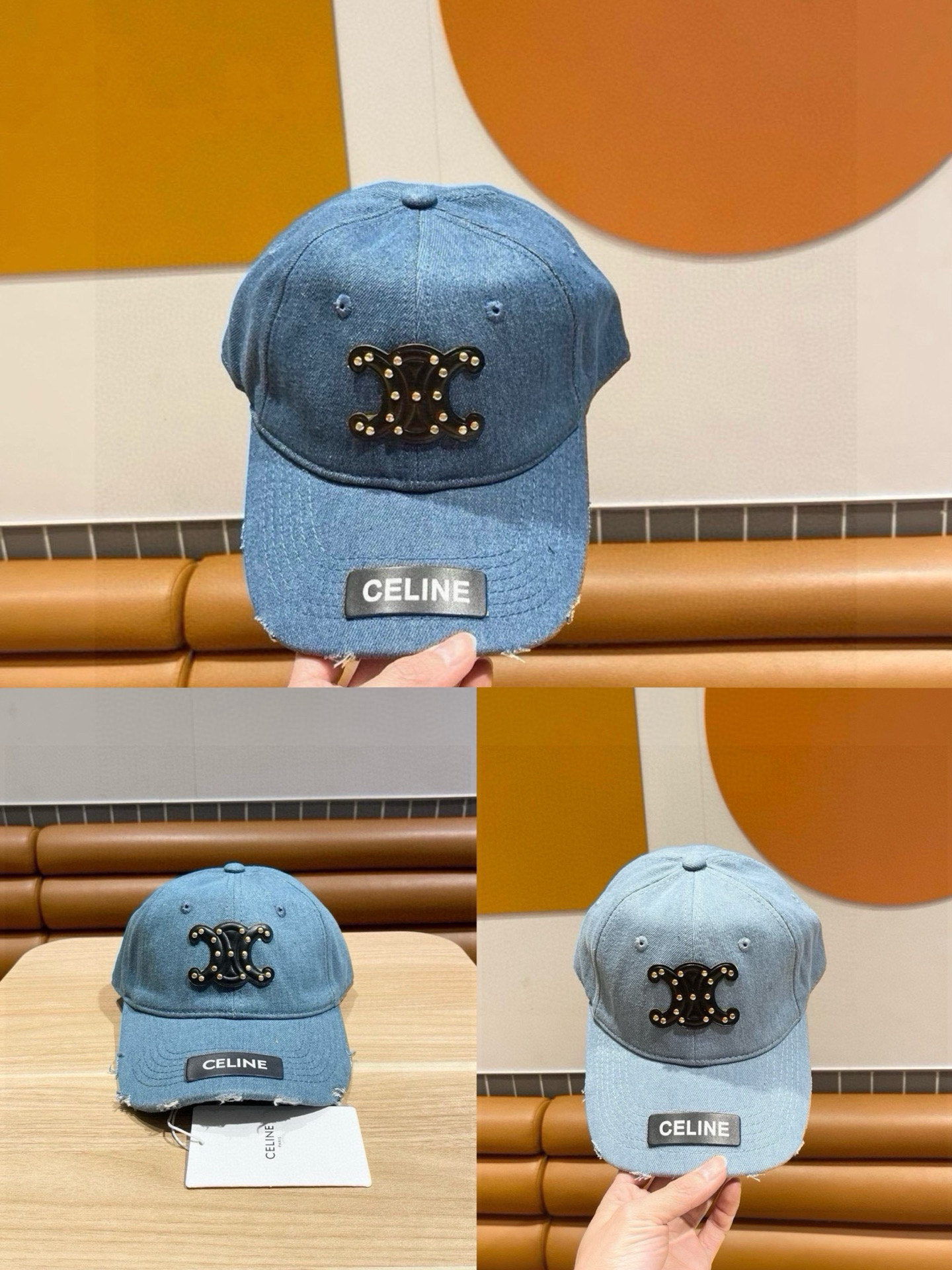  CELINE 塞琳 新款 🆕 棒球帽 🧢 
原单棒球帽 🧢
面料轻盈透气。 💥
完美版型，
原厂品质，
