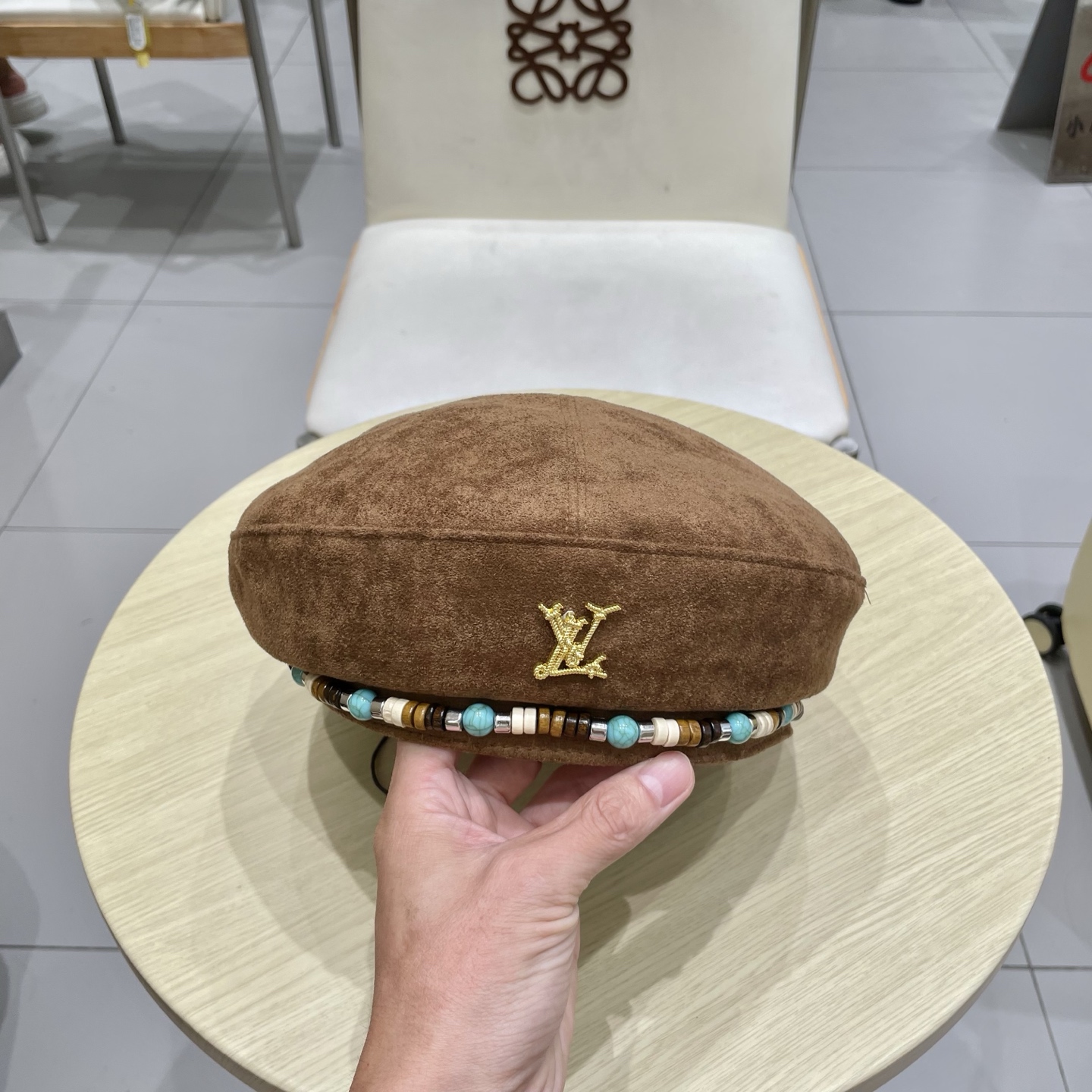  路易威登棒球帽 LouisVuitto2025新款秋冬季韩系个性复古贝雷帽女款气质蓓蕾大头围帽子潮
