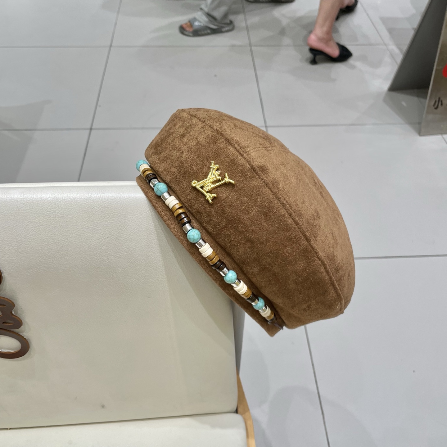  路易威登棒球帽 LouisVuitto2025新款秋冬季韩系个性复古贝雷帽女款气质蓓蕾大头围帽子潮