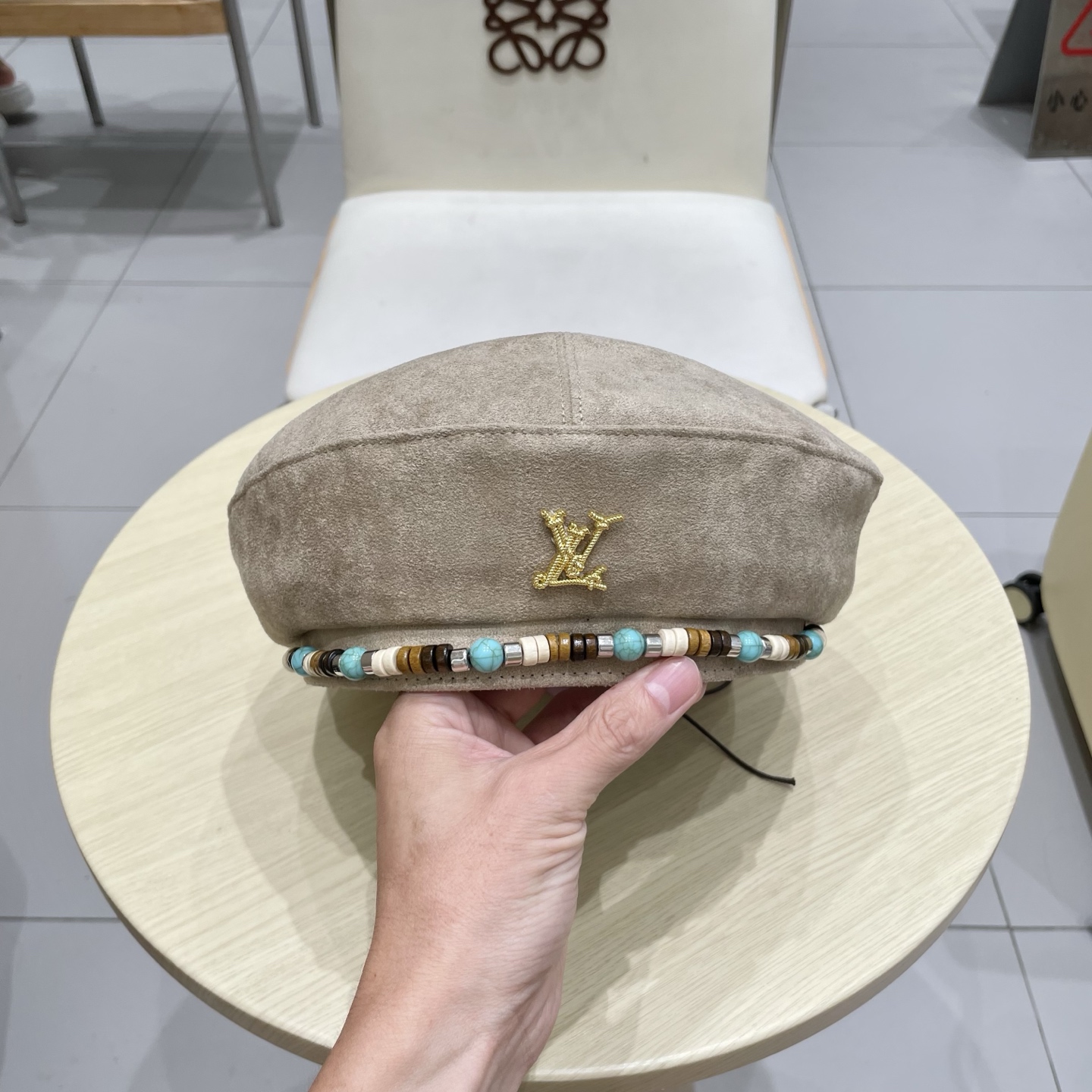  路易威登棒球帽 LouisVuitto2025新款秋冬季韩系个性复古贝雷帽女款气质蓓蕾大头围帽子潮