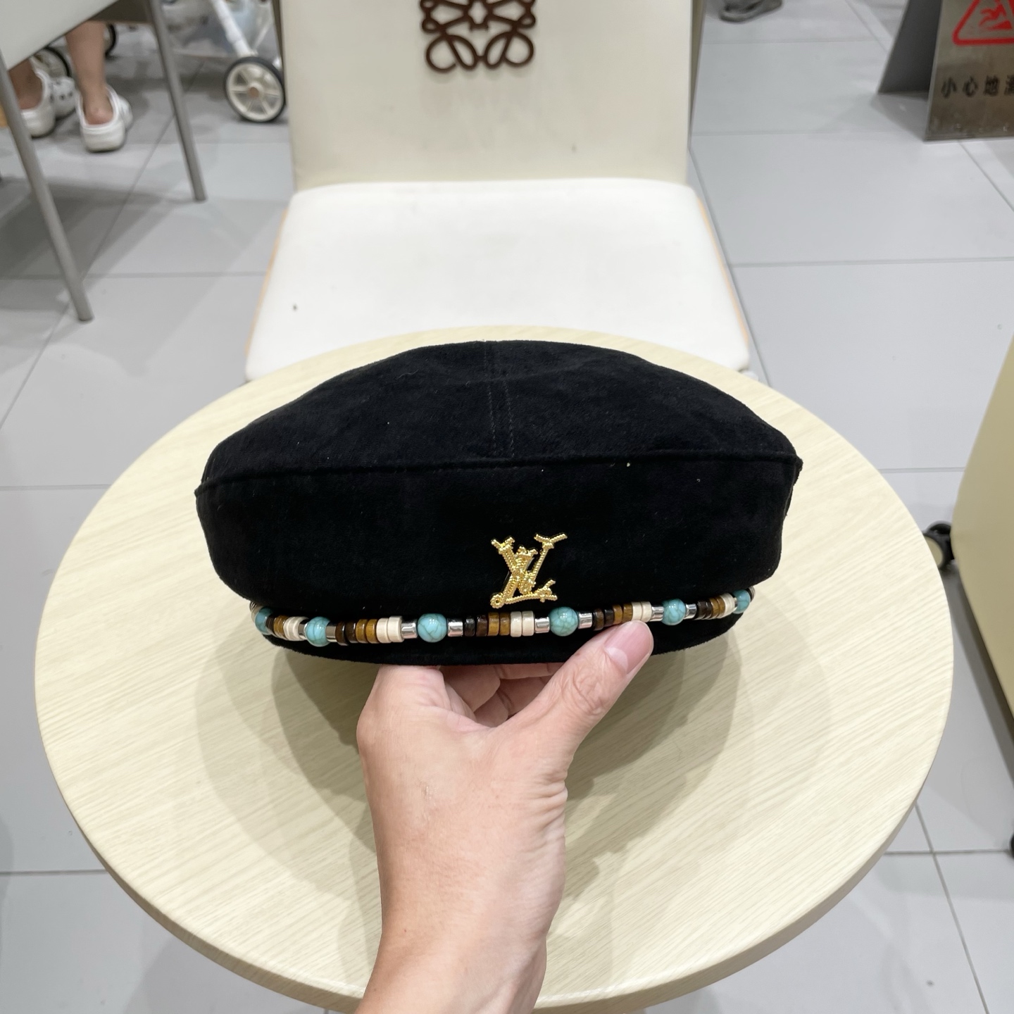  路易威登棒球帽 LouisVuitto2025新款秋冬季韩系个性复古贝雷帽女款气质蓓蕾大头围帽子潮